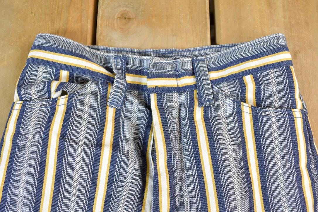 Vintage 1970s Billy The Kid Striped Pants Youth 22 x 22 - Image 5