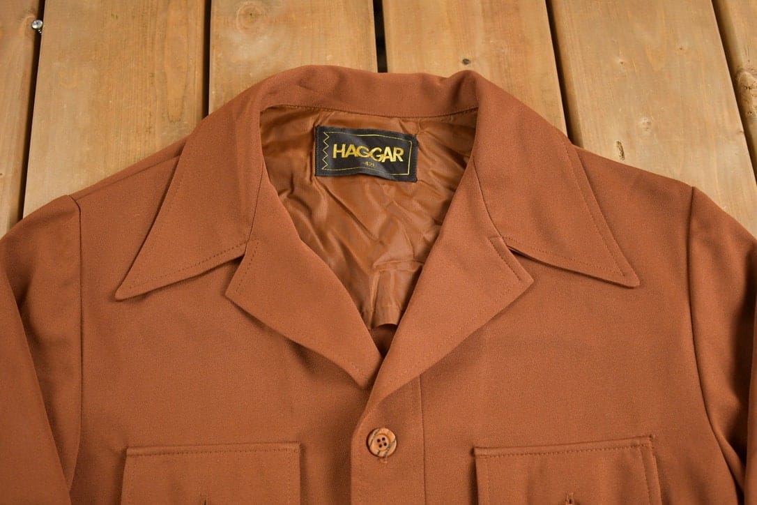 Vintage 1970s Brown Button Up Shirt Men's Large - Image 3