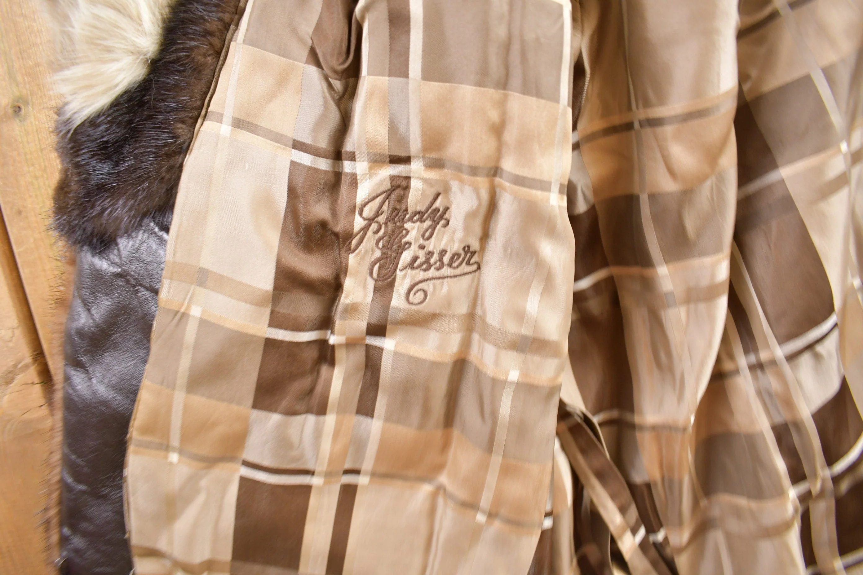 Vintage 1970s Brown Mink Fur Coat Men's Medium - Image 8