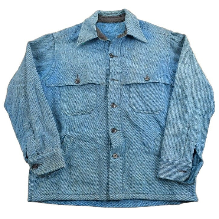 Vintage 1970s Button Up Wool Shacket Men's Large