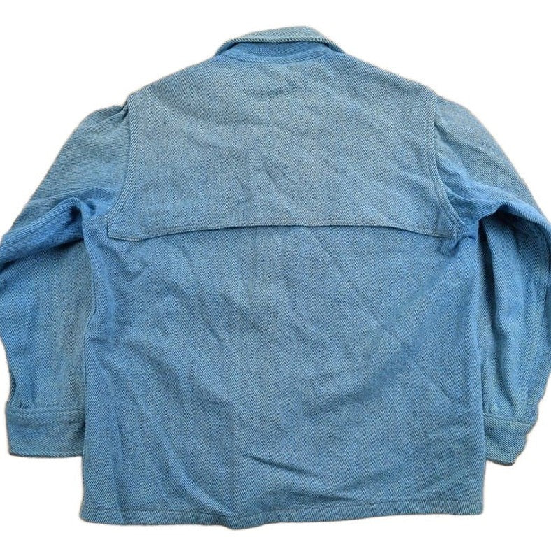 Vintage 1970s Button Up Wool Shacket Men's Large - Image 2