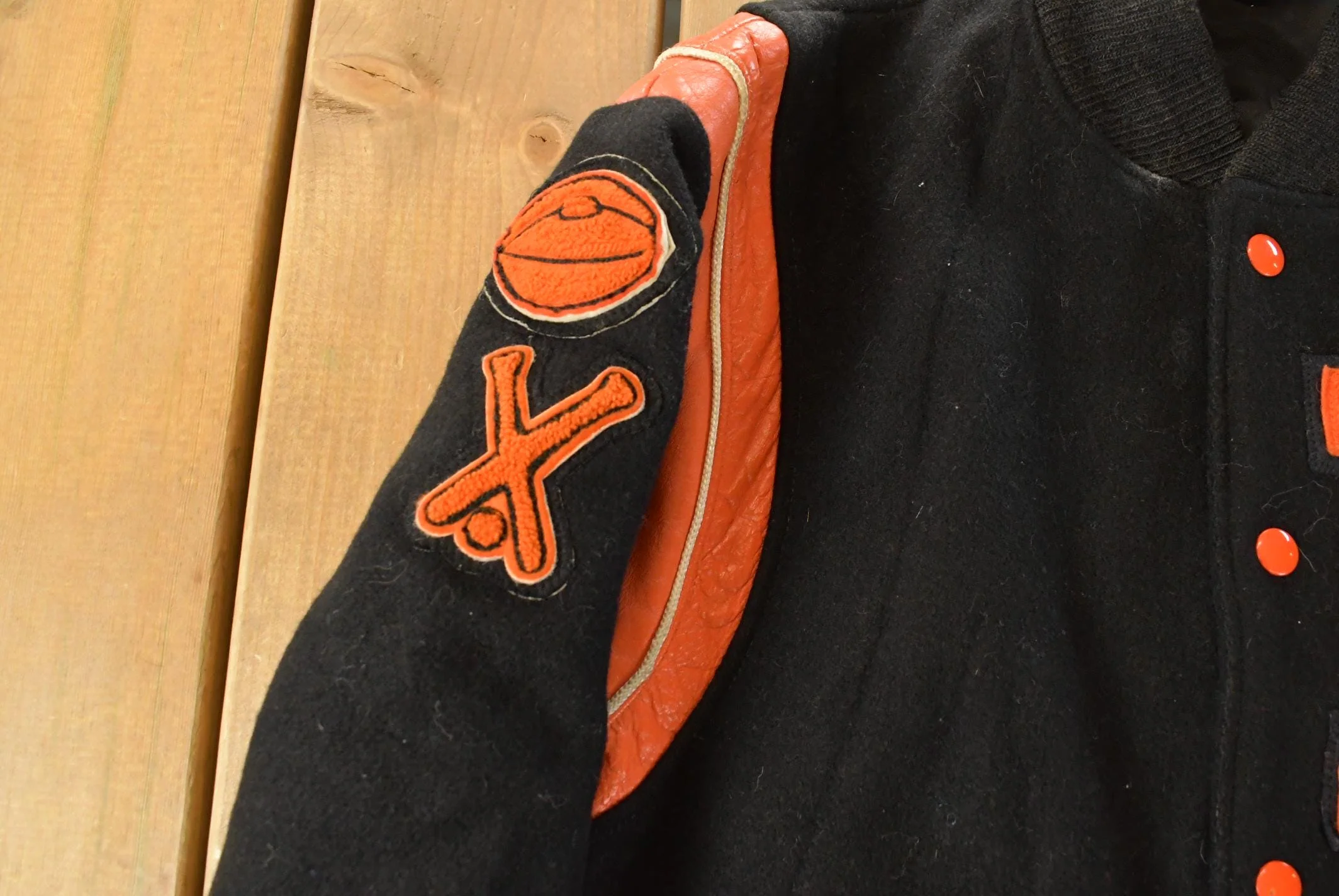 Vintage 1970s Butwin Collegiate Wool Varsity Letterman Jacket Men's Medium - Image 3