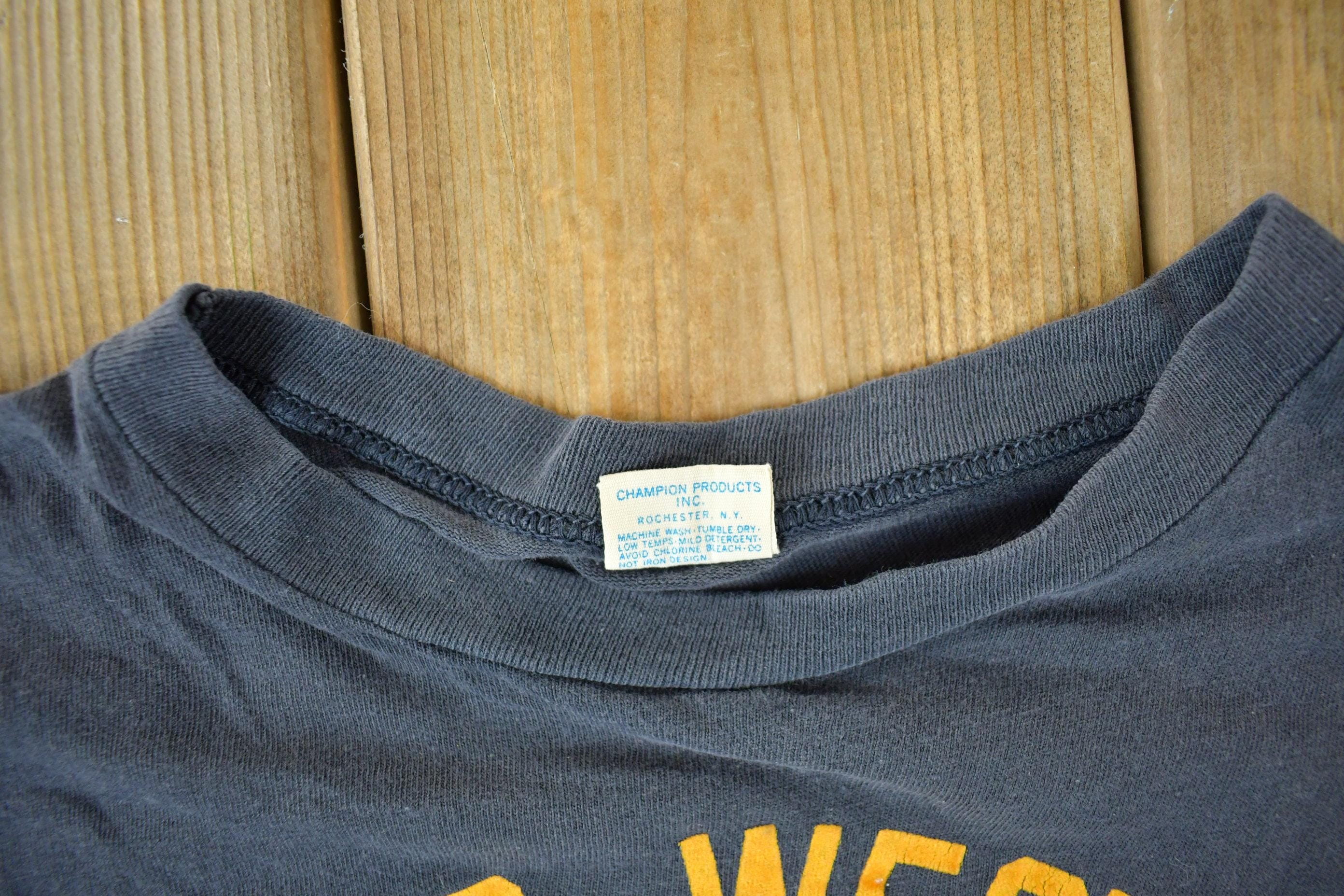 Vintage 1970s C.B. West Football Champion T Shirt Men's Small - Image 3
