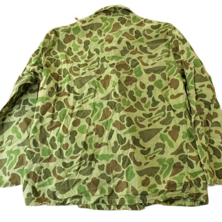Vintage 1970s Caliber Duck Camo Button Up Shirt Men's Medium - Image 2