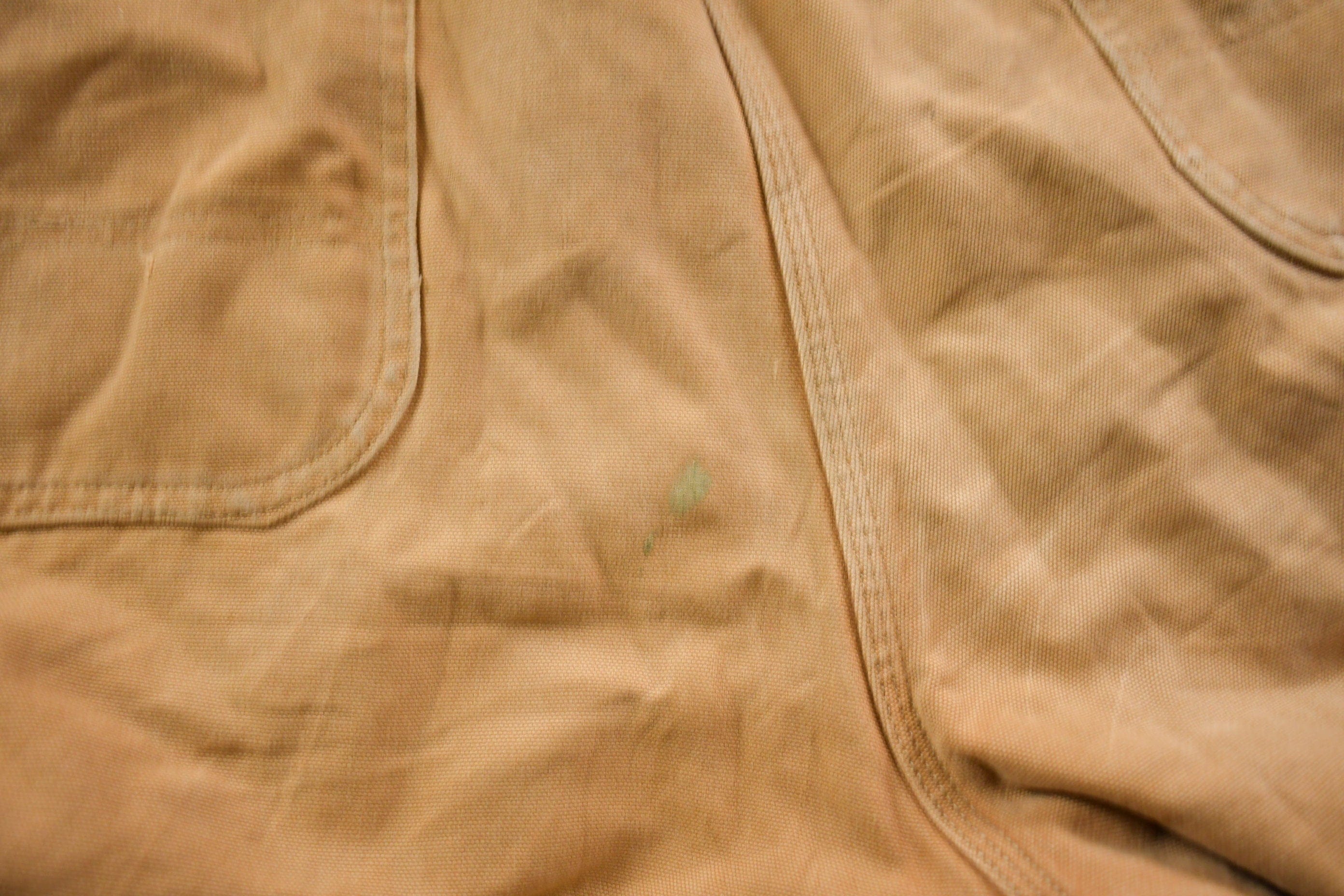 Vintage 1970s Carhartt Double Knee Canvas Overalls Men's Medium - Image 7