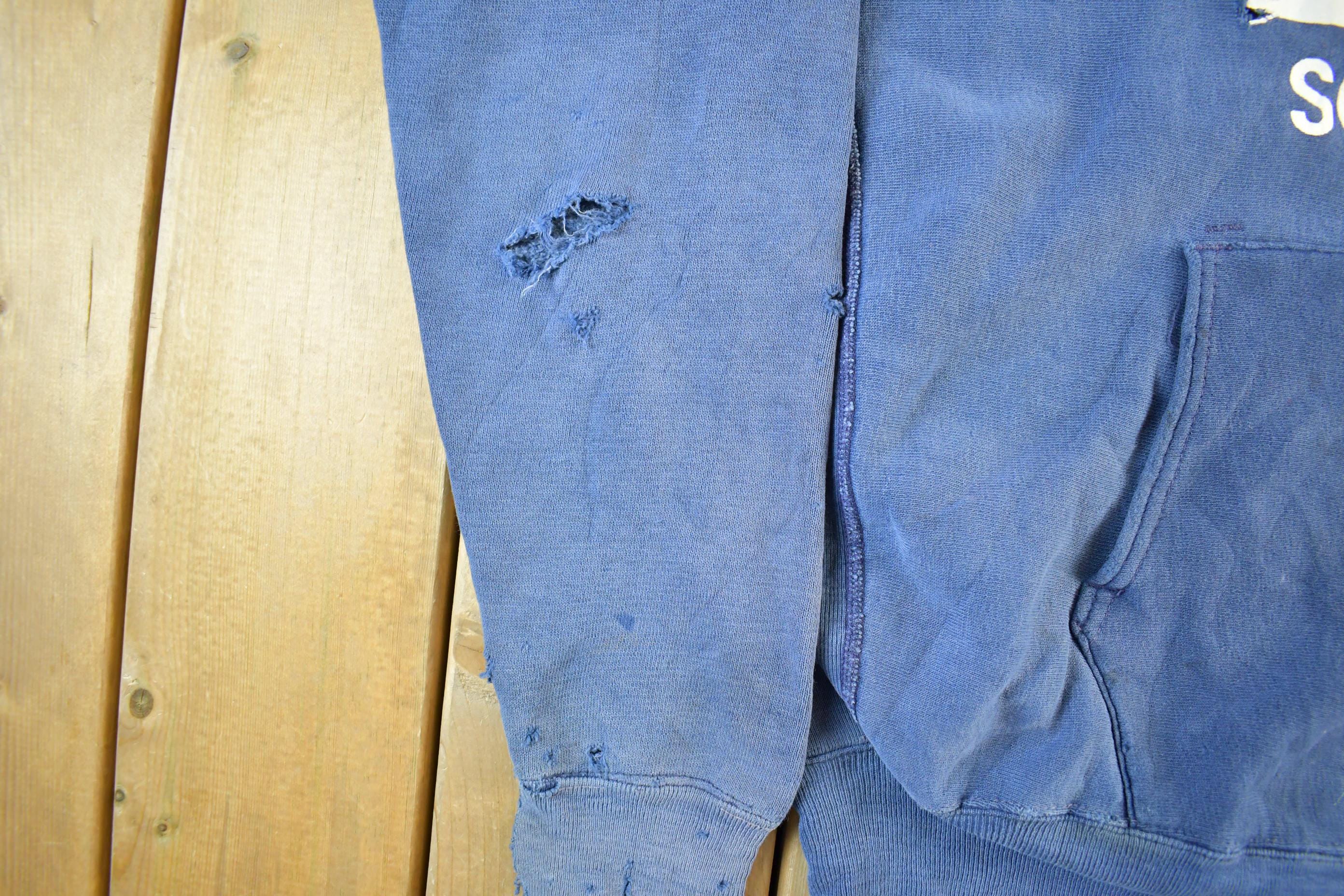 Vintage 1970's Champion Reverse Weave Hoodie Men's L - Image 5