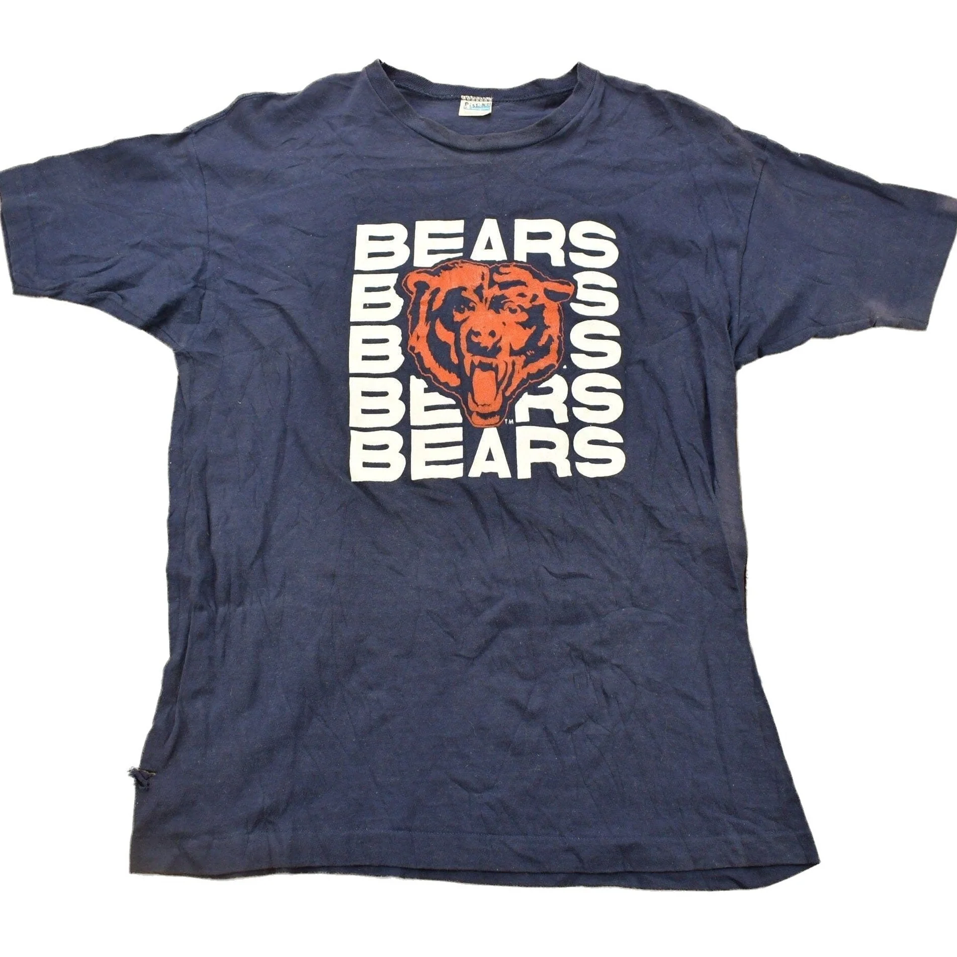 Vintage 1970s Chicago Bears NFL Champion T-Shirt Men's Large