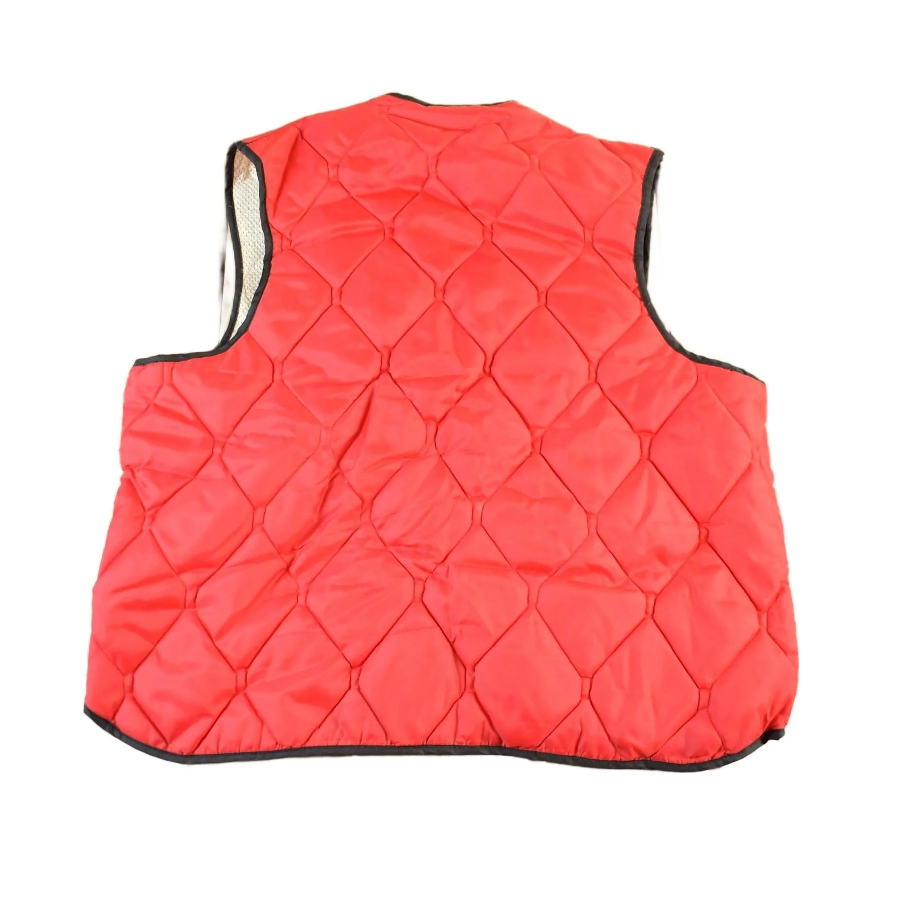 Vintage 1970s Dacron 88 Lined Quilted Hunting Vest Jacket Men's L - Image 2