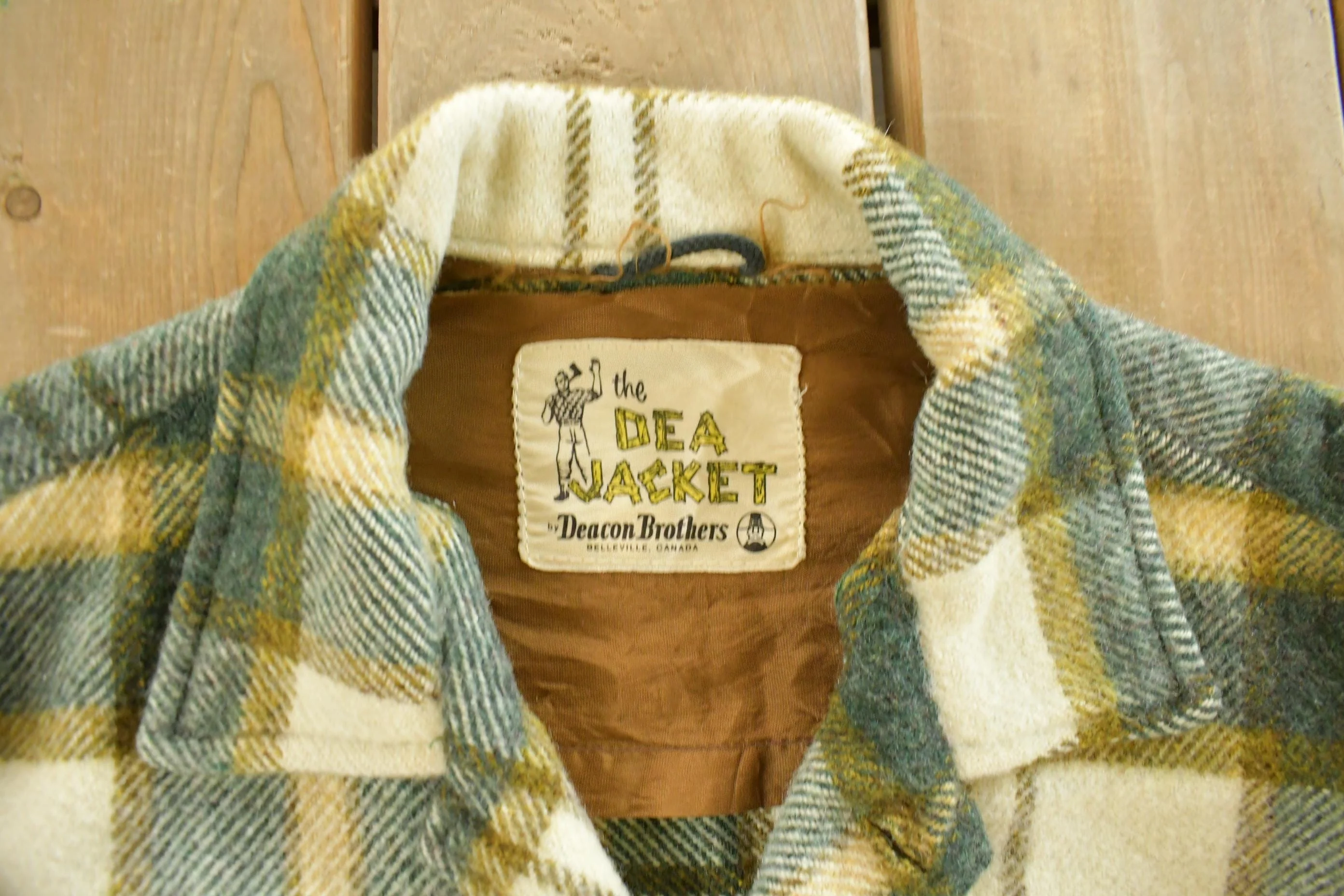 Vintage 1970s Deacon Brothers Flannel Shirt Jacket Men's Medium - Image 4