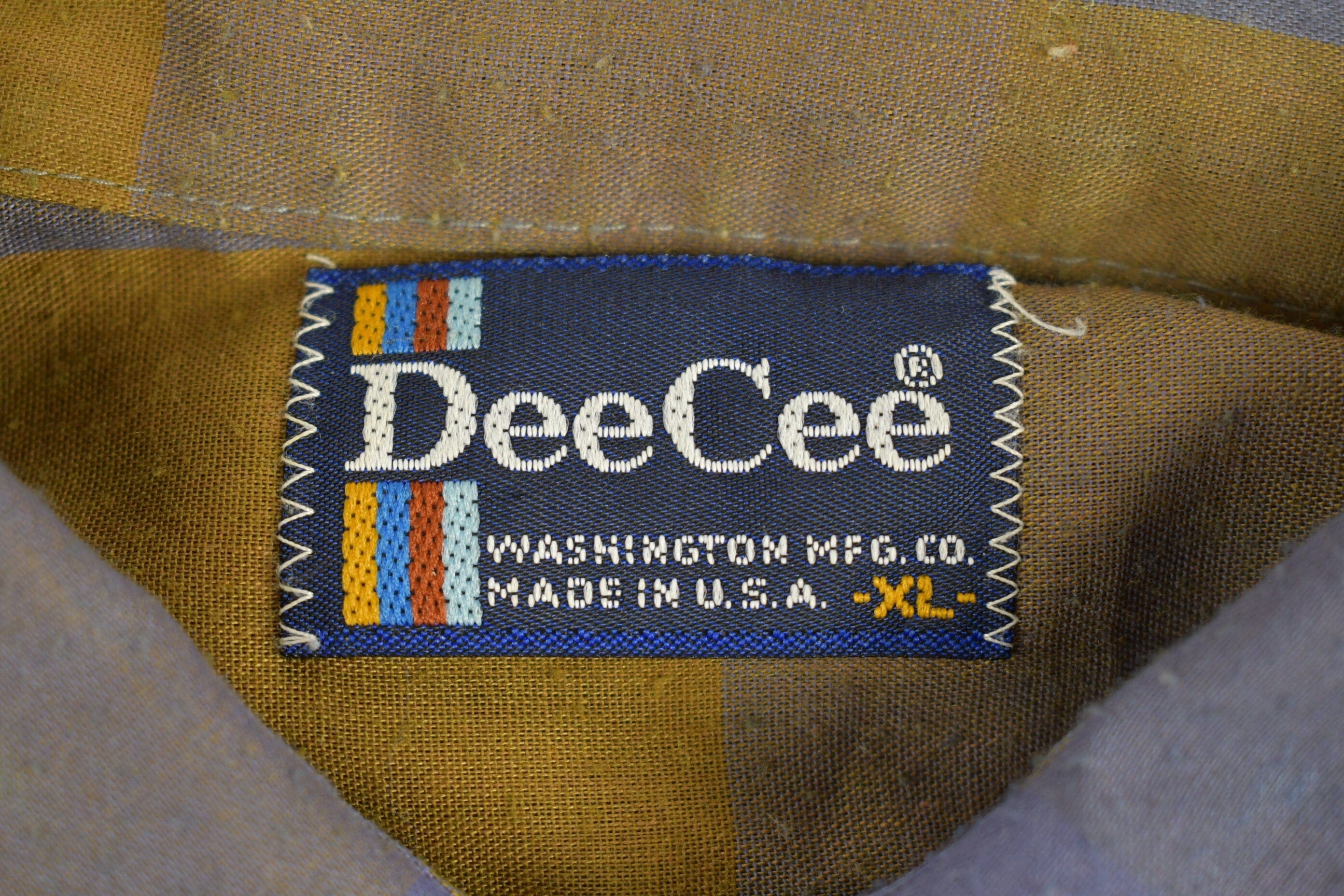 Vintage 1970s DeeCee Plaid Button-Up Shirt Men's XL - Image 6