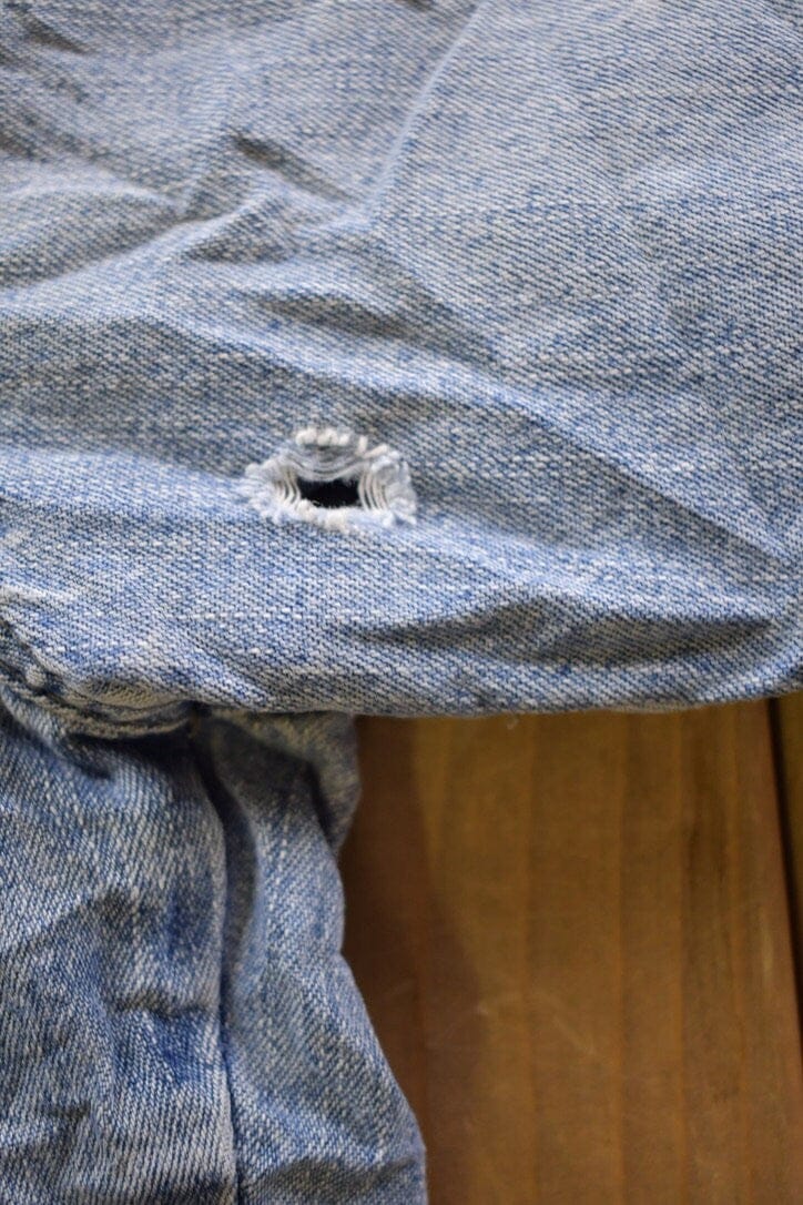 Vintage 1970s Distressed Wrangler Denim Jeans Men's 34 x 30 - Image 6