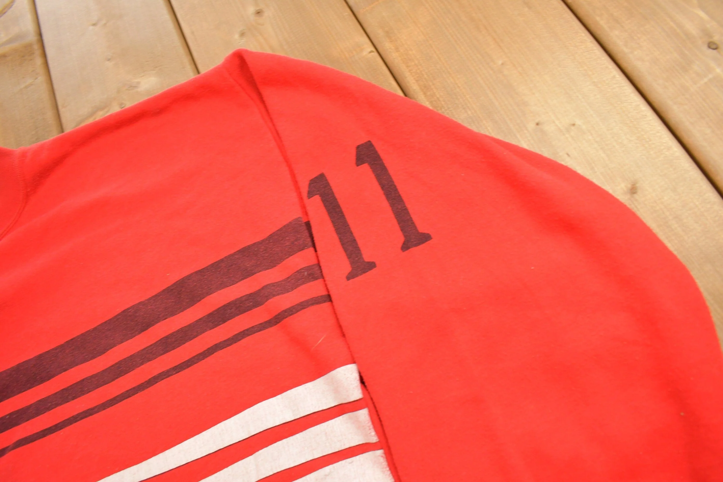 Vintage 1970s Dr Dunk Darnell Hillman NBA Henley Sweatshirt Men's Large - Image 4
