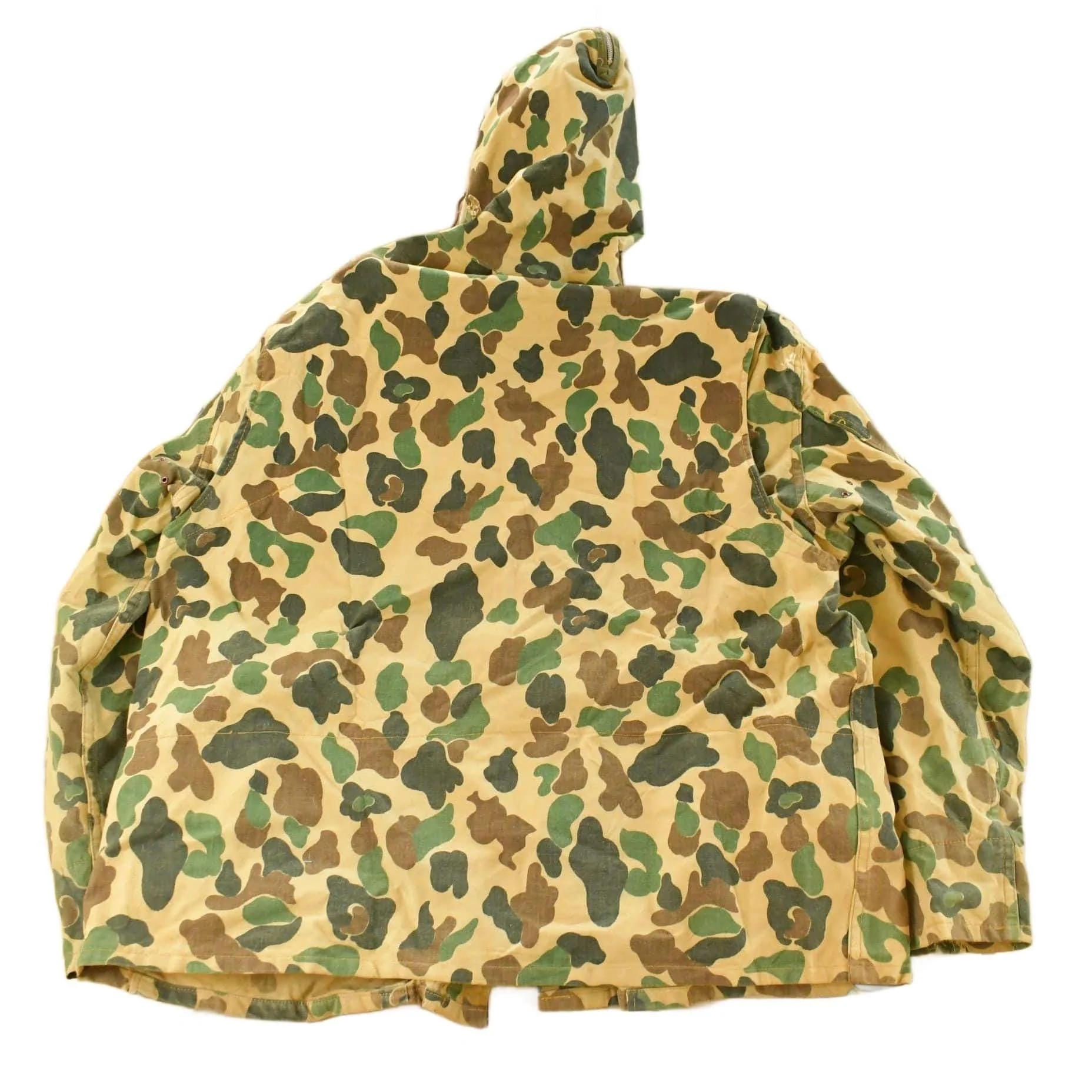 Vintage 1970s Duck Camo Canvas Hunting Jacket Men's XL - Image 2
