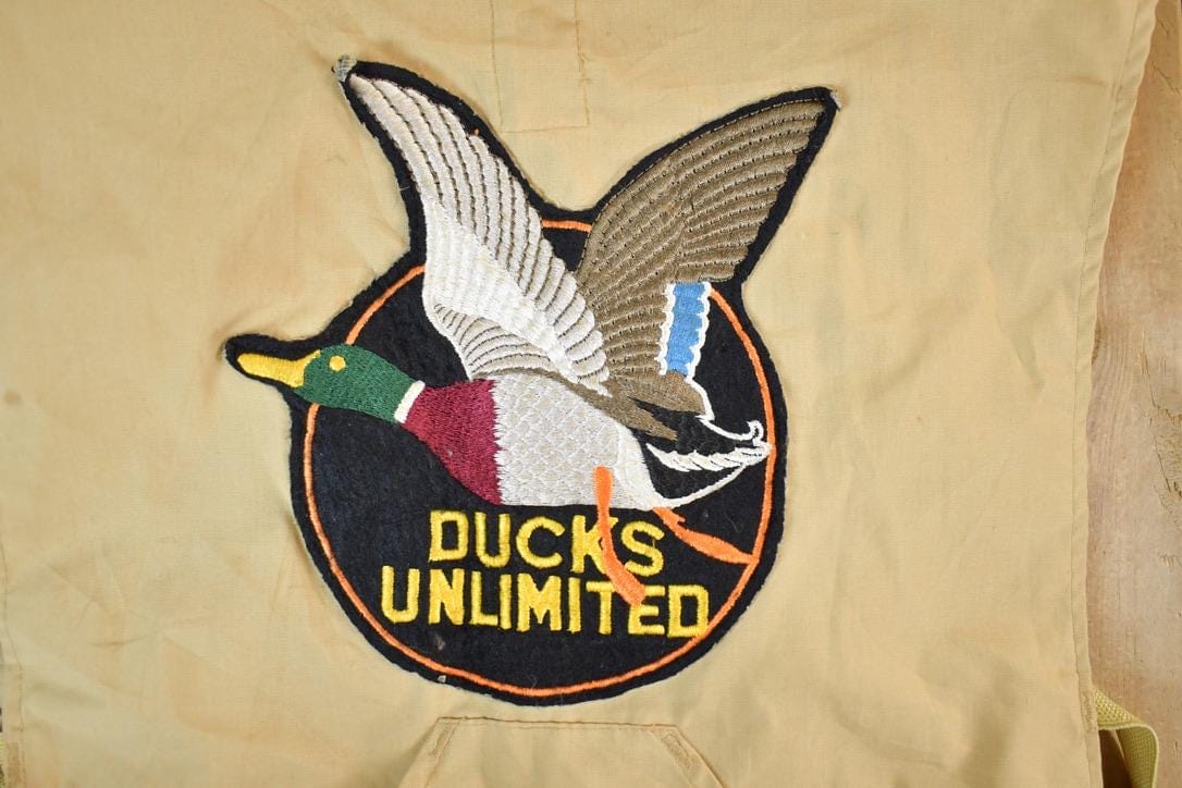 Vintage 1970s Ducks Unlimited Federal Ammo Bob Allen Sportswear Light Hunting Jacket Vest Men's M - Image 7