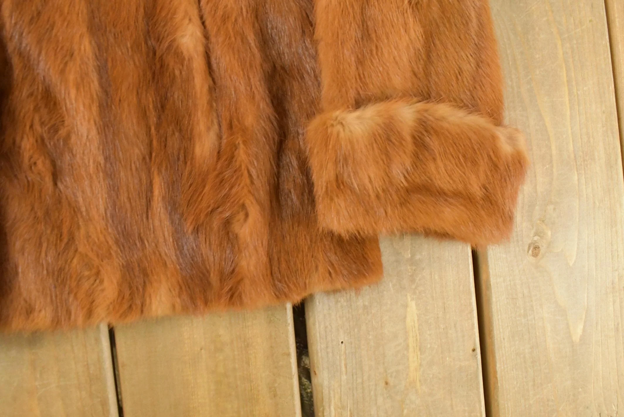 Vintage 1970s Eaton's Brown Mink Fur Coat Women's L - Image 3