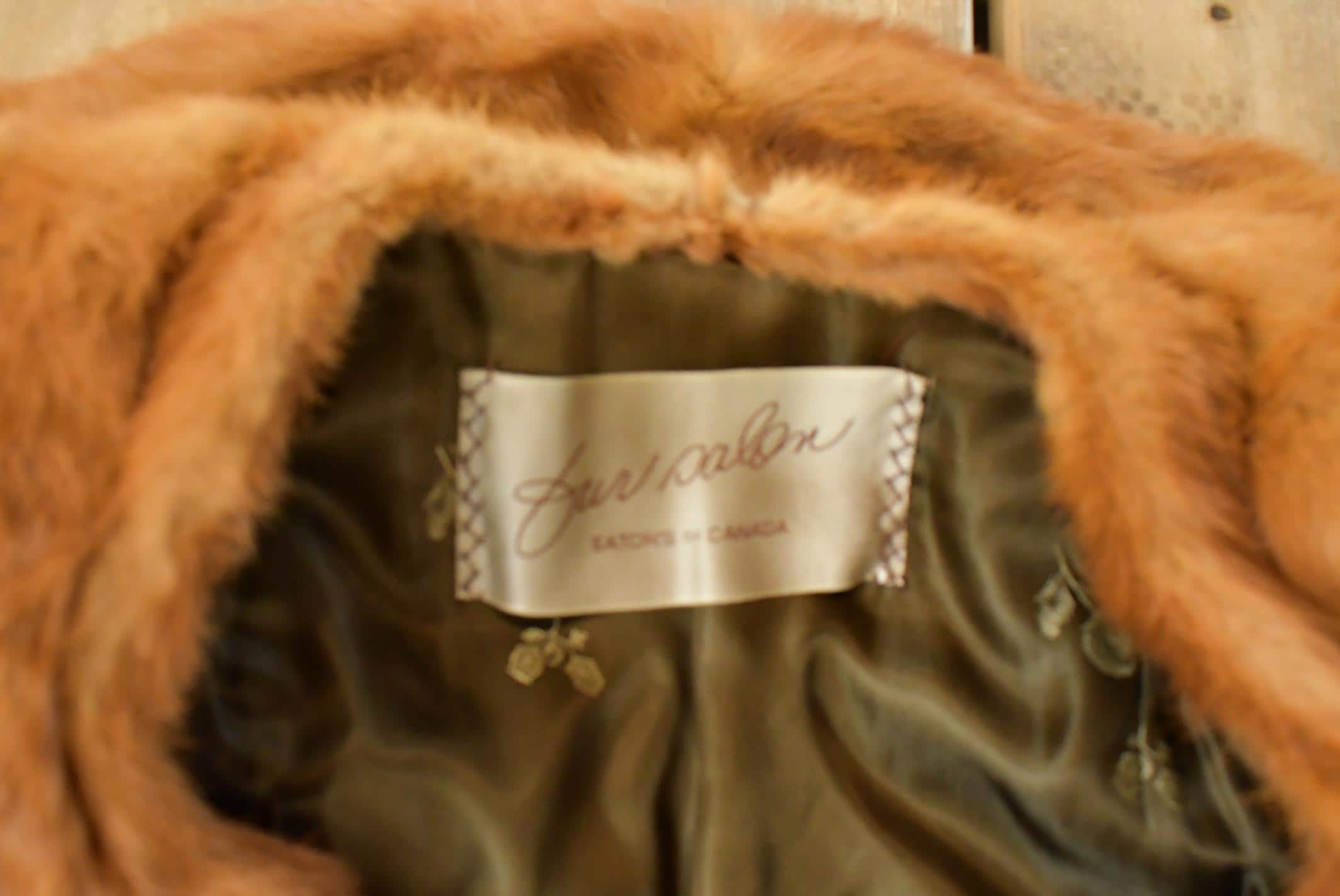 Vintage 1970s Eaton's Brown Mink Fur Coat Women's L - Image 5