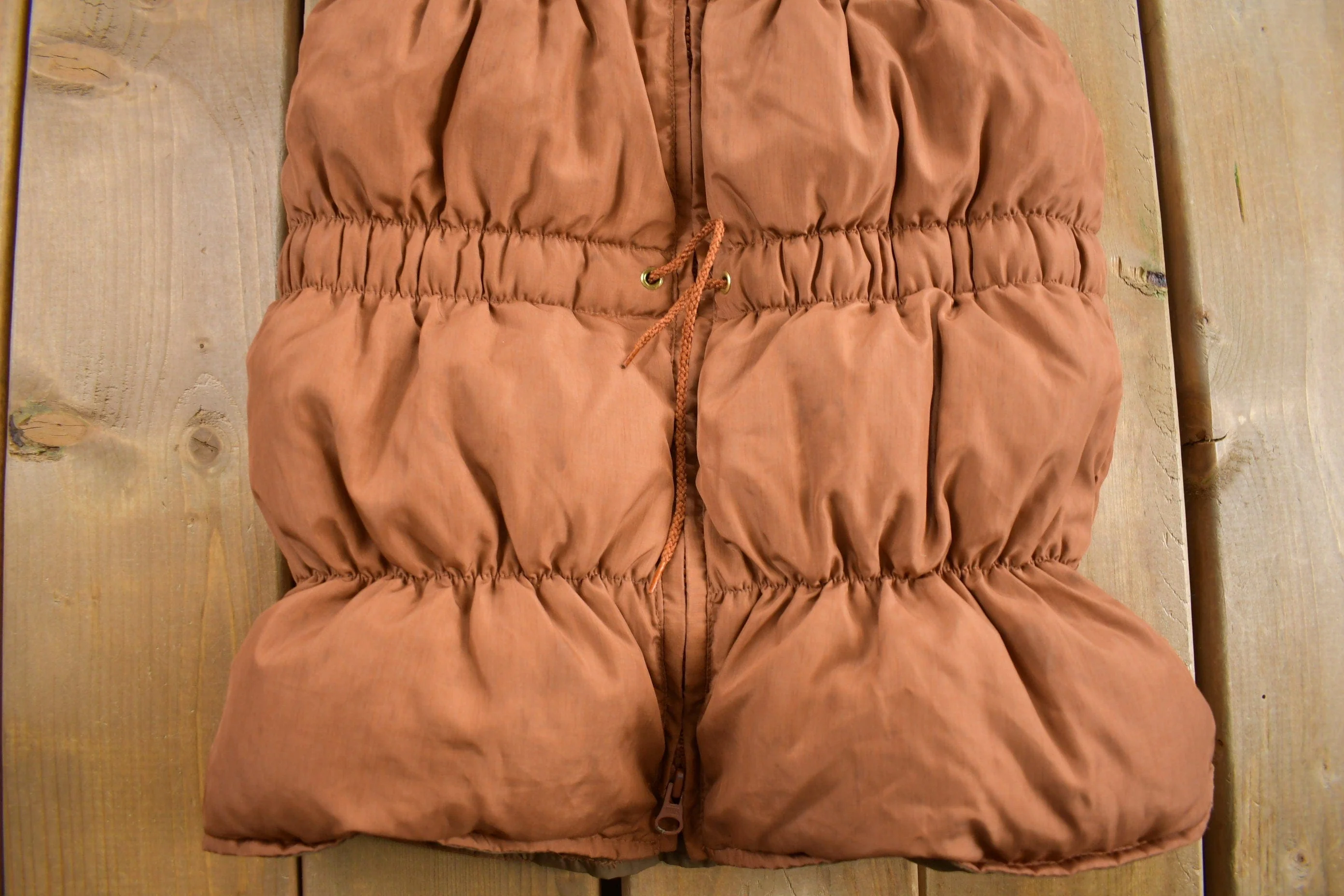Vintage 1970s Eddie Bauer Goose Down Puffer Vest Men's 2XS - Image 3