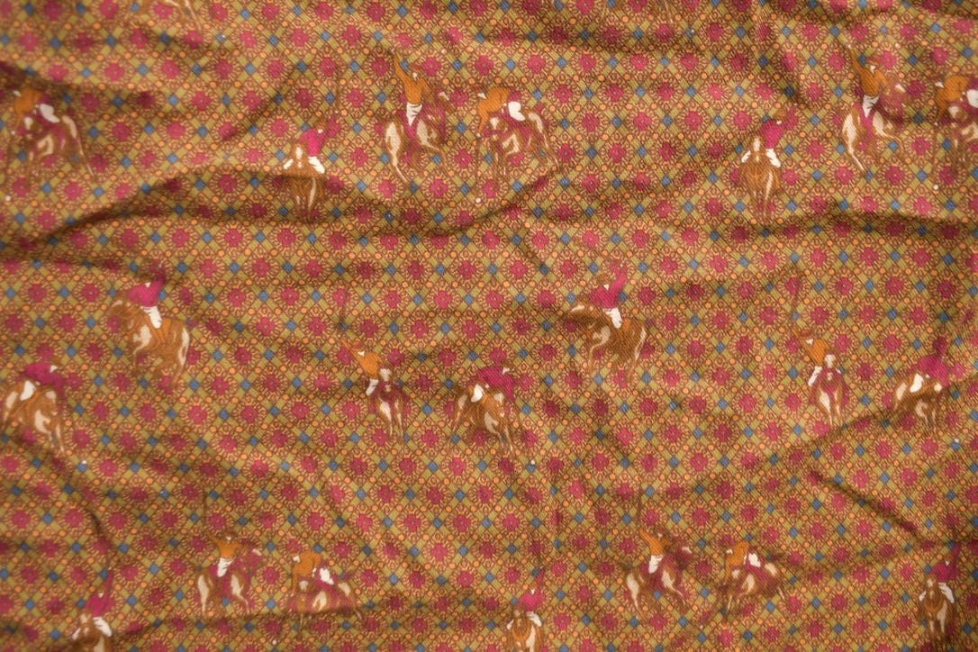 Vintage 1970s Embassy Row All Over Print Horse Theme Button-Up Shirt Men's Medium - Image 6