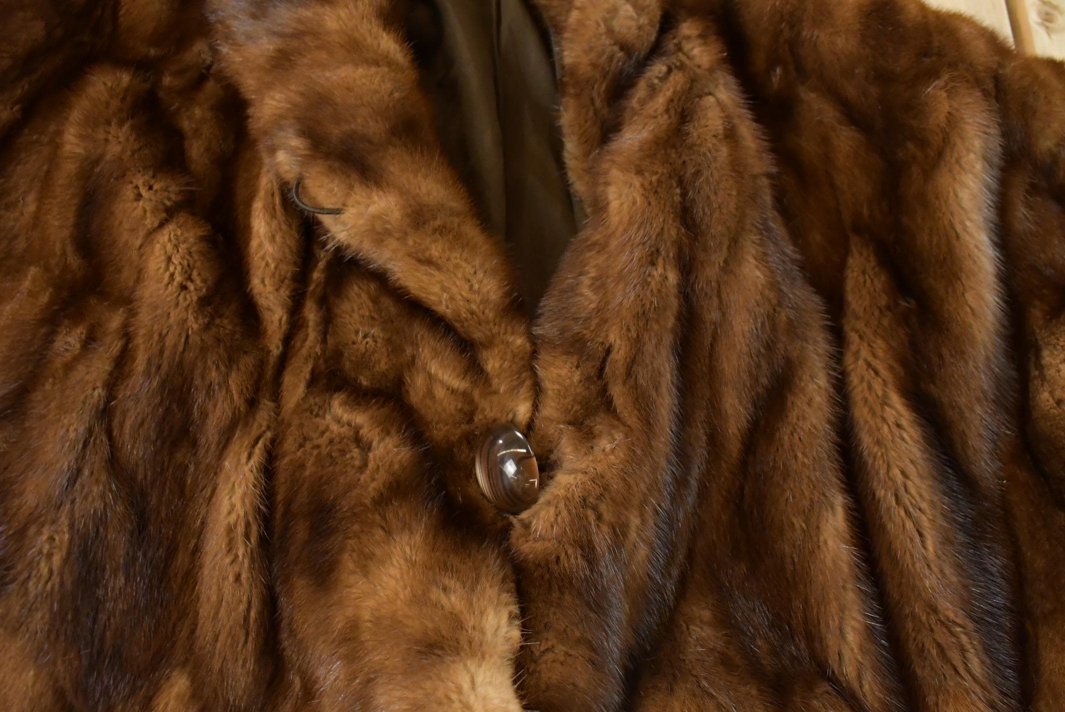 Vintage 1970s Full Length Mink Fur Coat Adult XL - Image 4