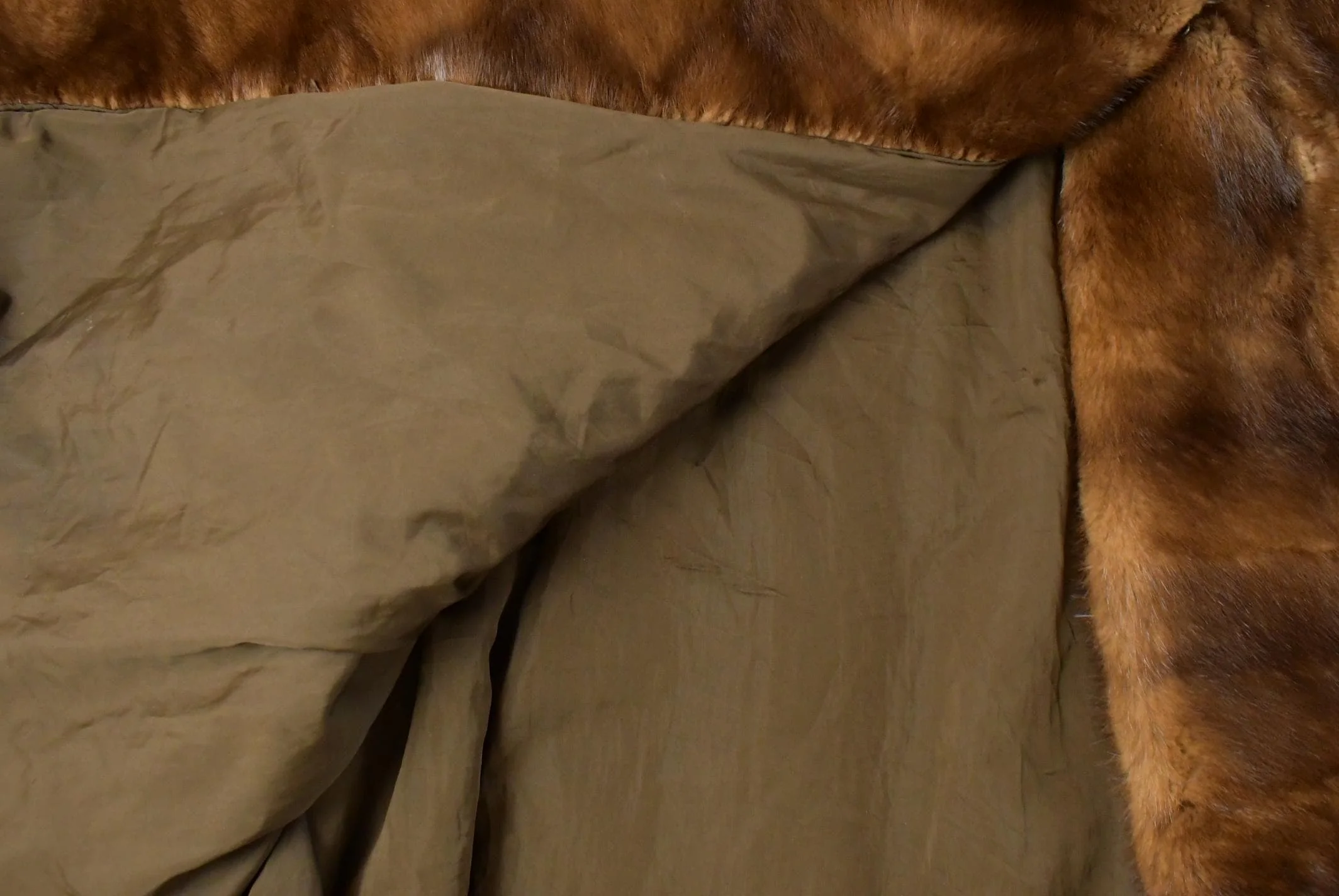 Vintage 1970s Full Length Mink Fur Coat Adult XL - Image 5