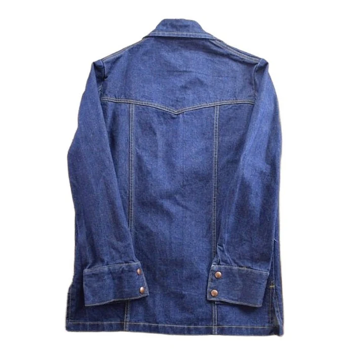 Vintage 1970s GWG Western Denim Jean Jacket Deadstock Men's Medium - Image 2