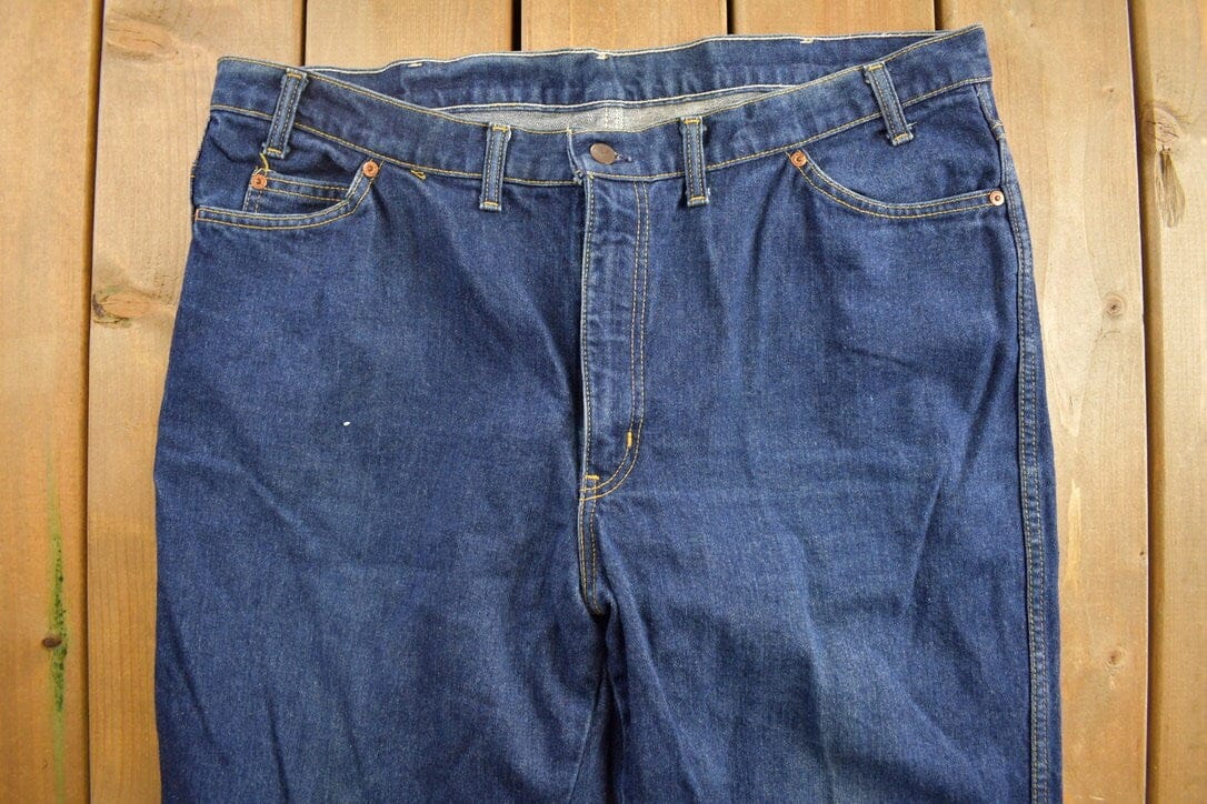 Vintage 1970s GWG Western Style Boot Jeans Men's 34 x 38.5 - Image 4