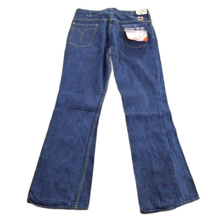Vintage 1970s GWG Western Style Flare Denim Jeans Men's 36 x 32 - Image 2