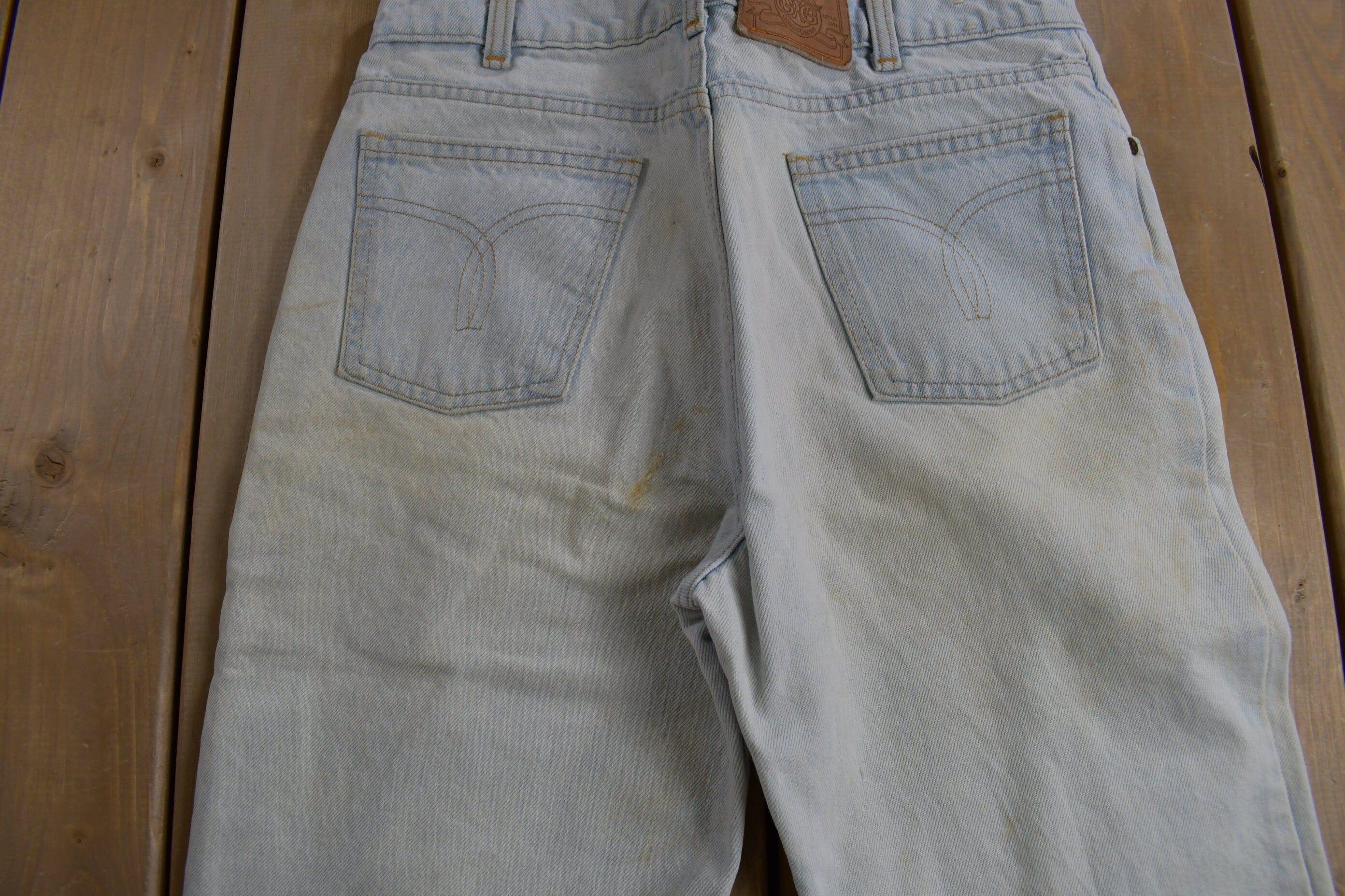 Vintage 1970s GWG Western Style Denim Jeans Men's 30 x 30 - Image 4