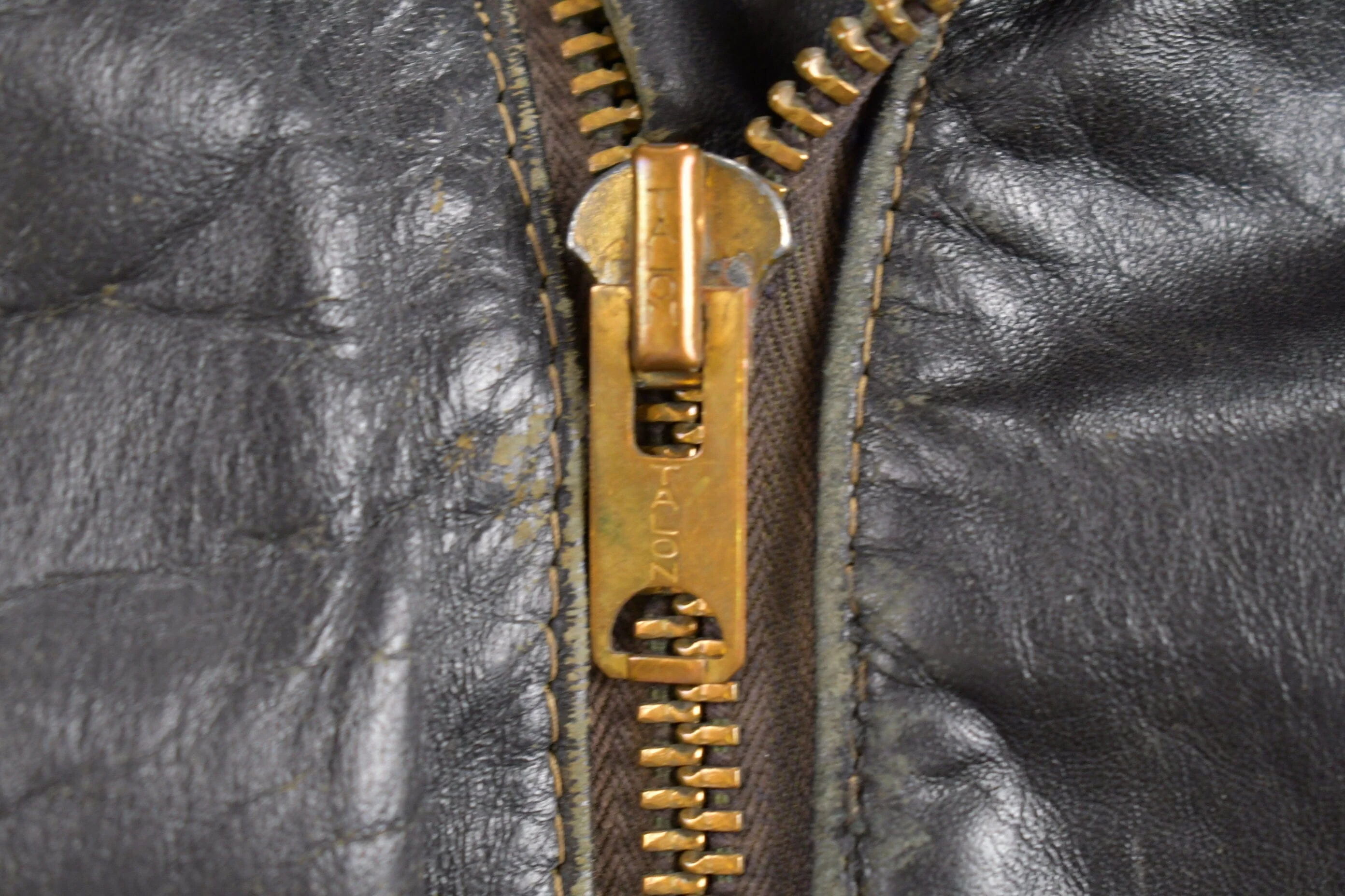 Vintage 1970s Harley AMF Leather Biker Jacket Men's Large - Image 3