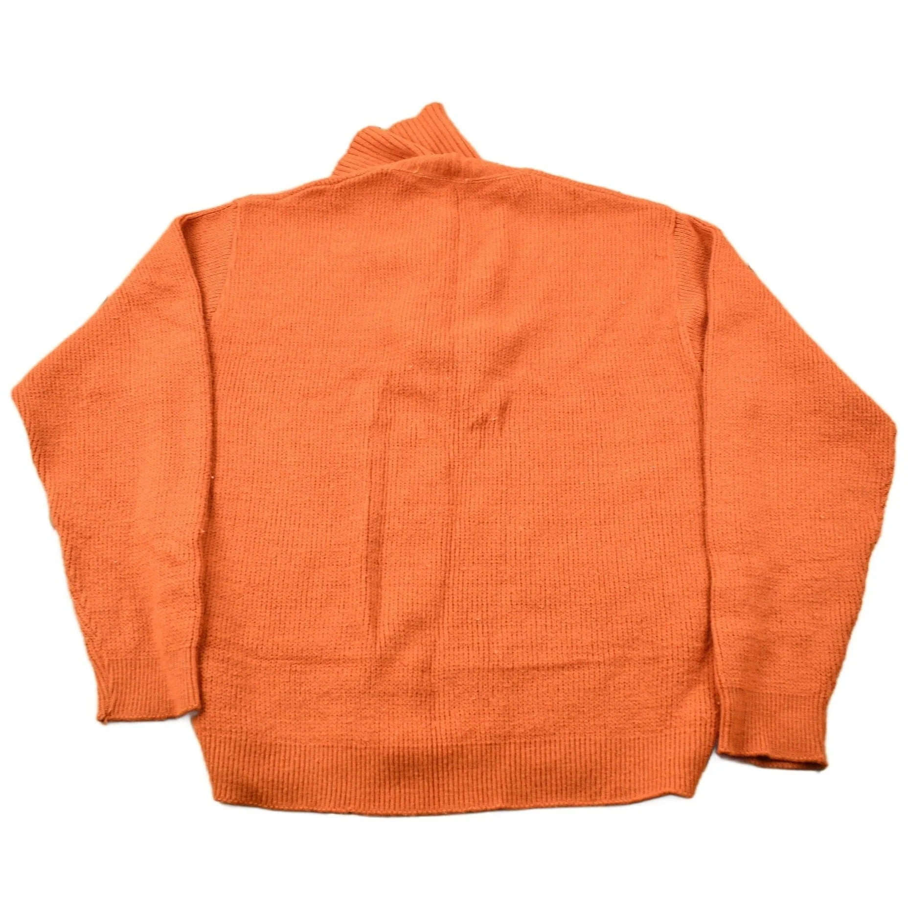 Vintage 1970s Heritage Sportswear Knitted Quarter Button Sweater Men's XL - Image 2