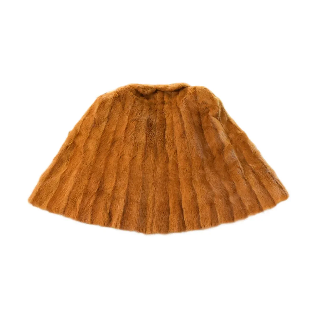 Vintage 1970s Jacobs Mink Fur Stole Cape Jacket Women's Large - Image 2