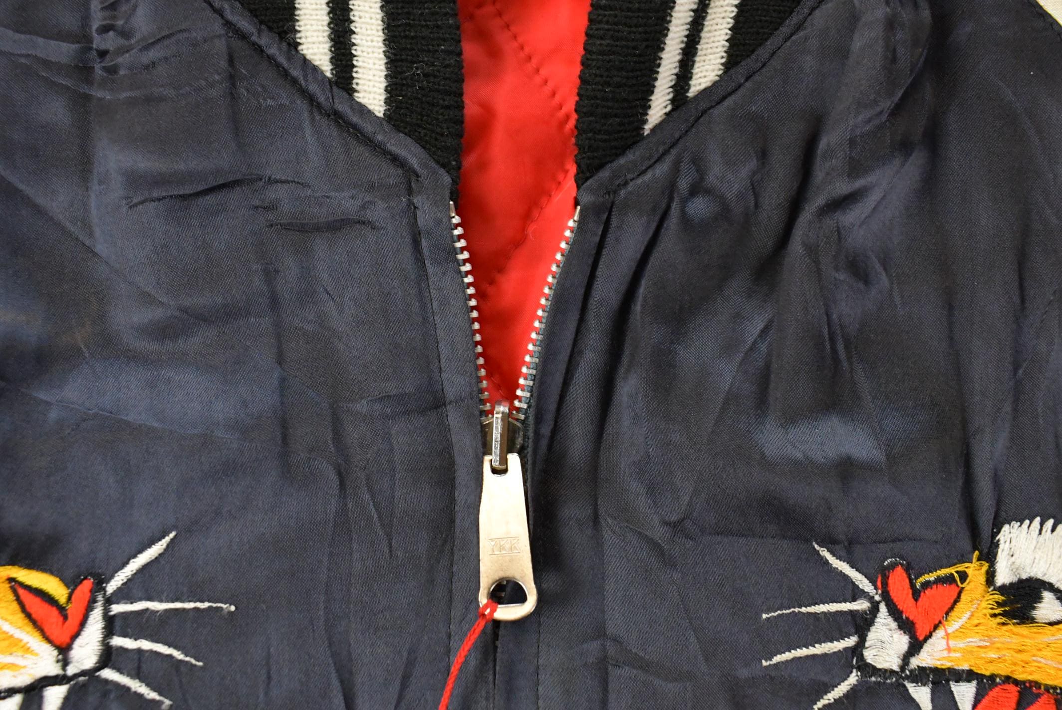 Vintage 1970s Japan Sukajan Souvenir Bomber Jacket Men's Medium - Image 7