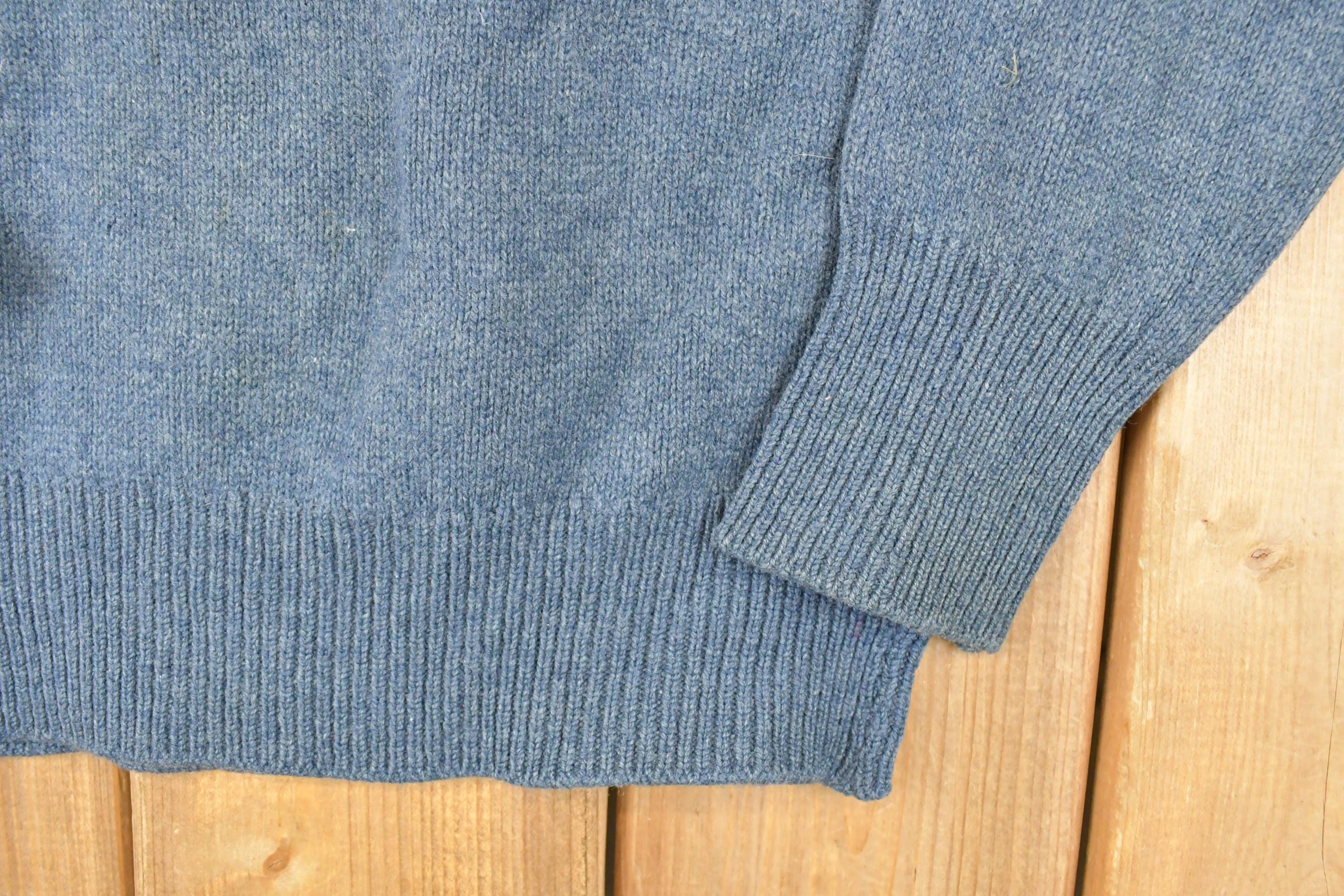 Vintage 1970s Jas K Wilson Alan Paine Knit Cardigan Sweater Mens S - Image 3