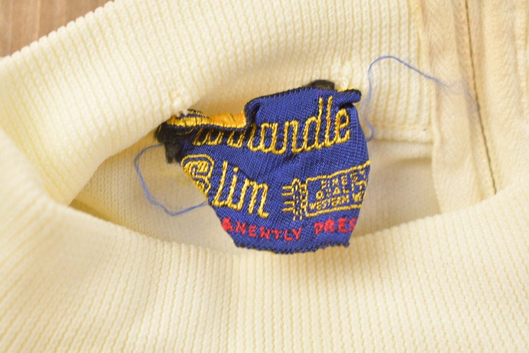 Vintage 1970s Knit Crewneck Sweater Vest Men's Small - Image 4