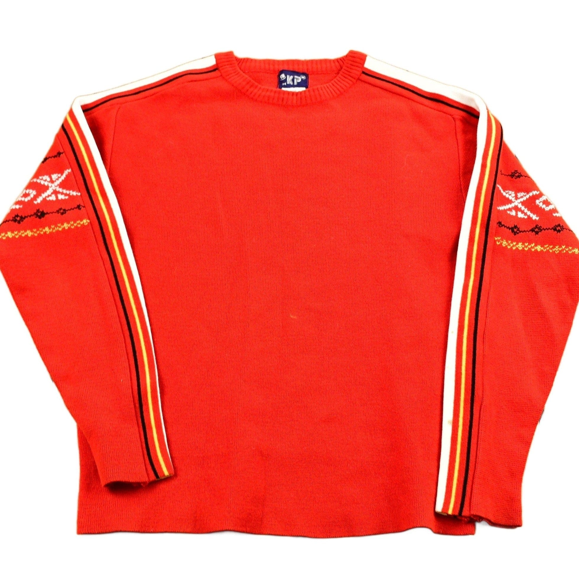 Vintage 1970s KP Western Style Knitted Sweater Men's S