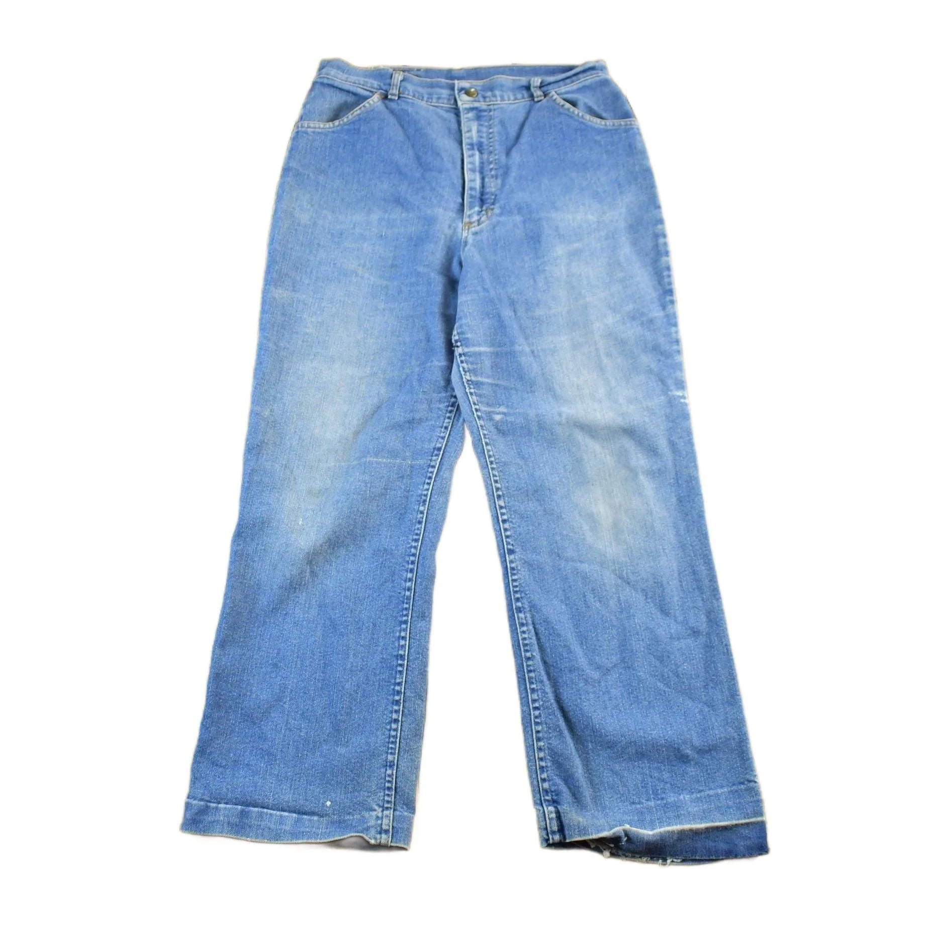 Vintage 1970s Lee Distressed Denim Jeans Men's 29 x 26