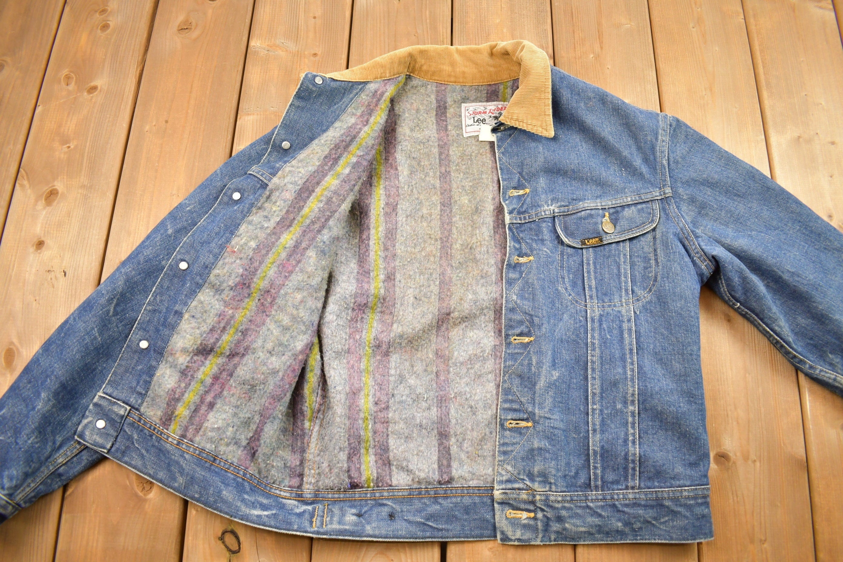 Vintage 1970s Lee Storm Riders Jean Jacket - Image 4