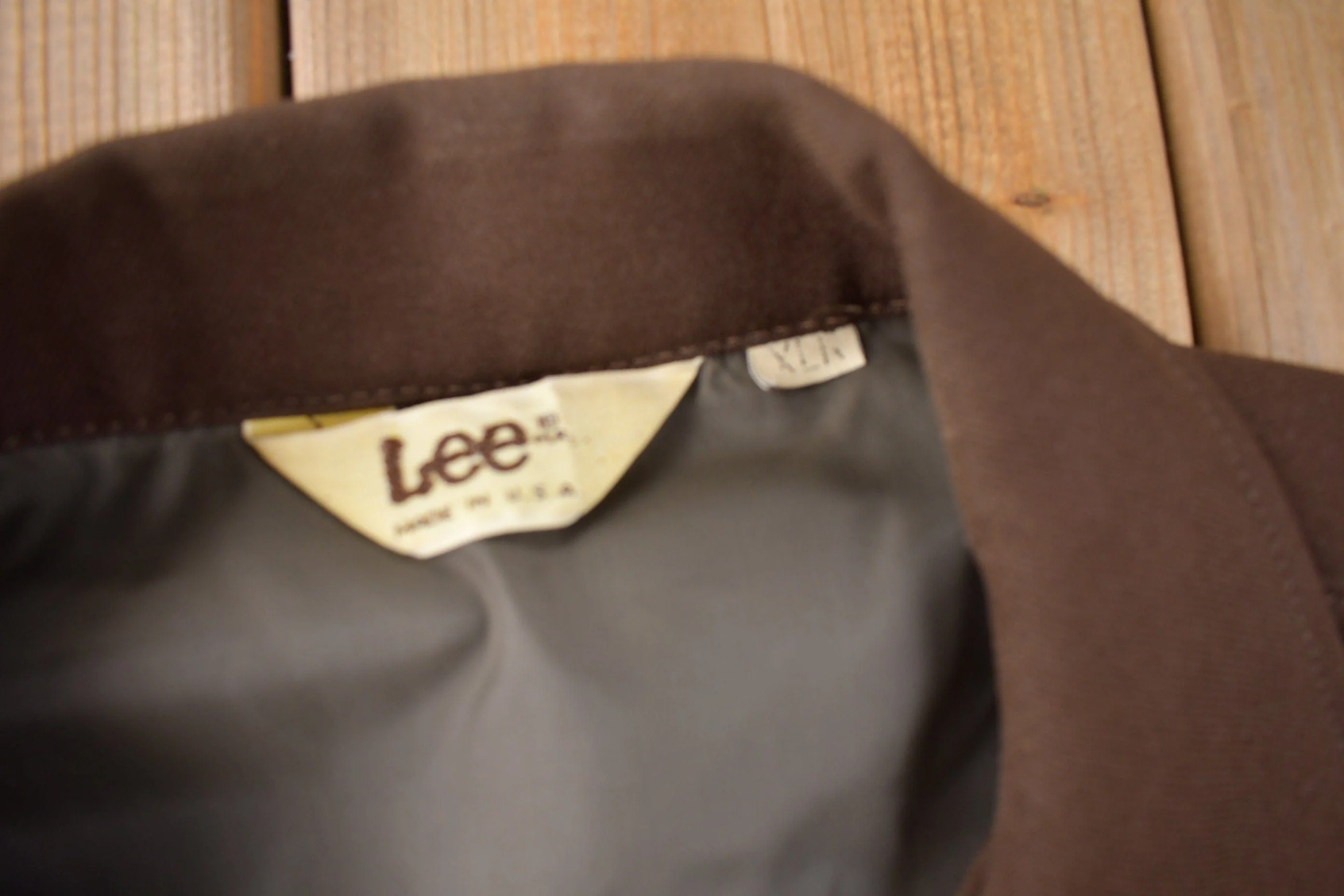 Vintage 1970s Lee Western Style Pearl Snap Button Up Shirt Made in USA Men's XL - Image 5