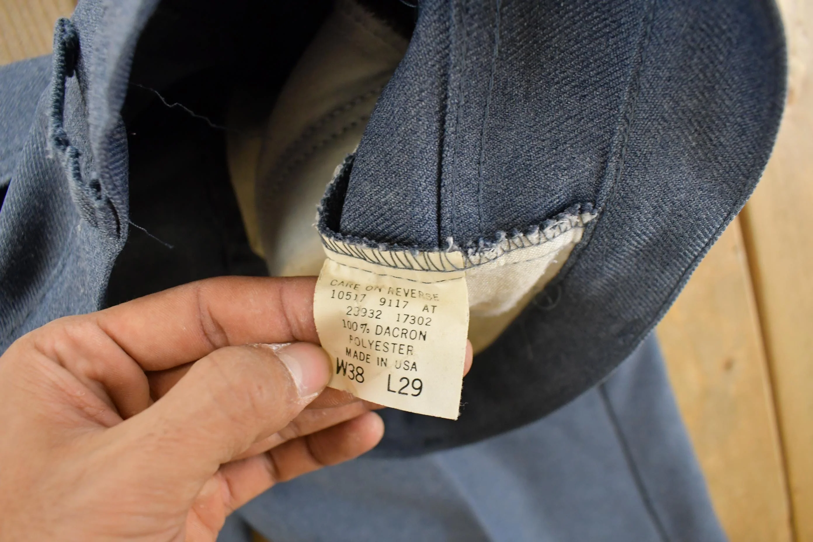 Vintage 1970s Levi's Action Slacks Men's 36 x 29 - Image 4