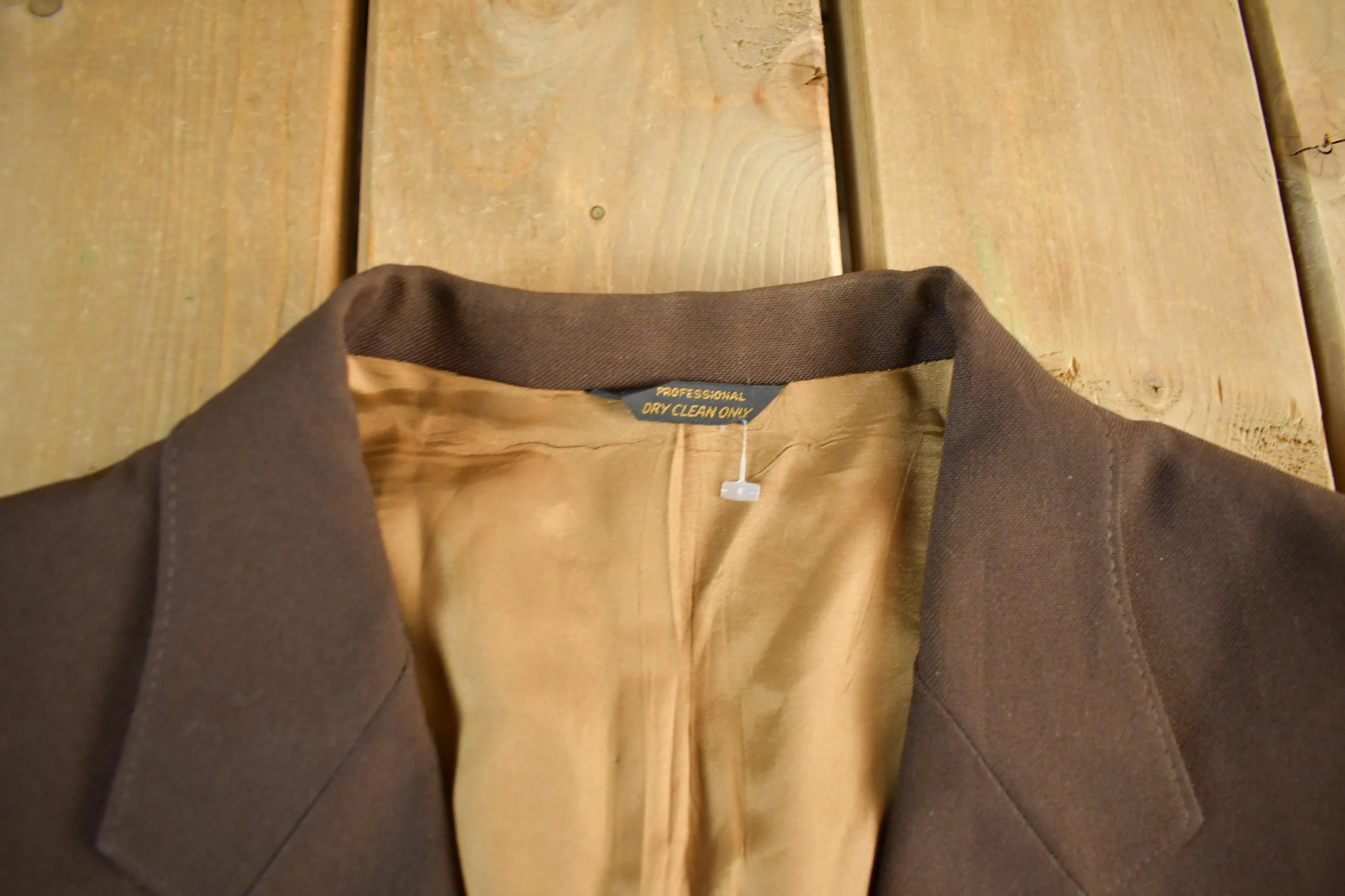 Vintage 1970s Levi's Action Suit Button Up Blazer Jacket Men's 40L Men's Medium - Image 4