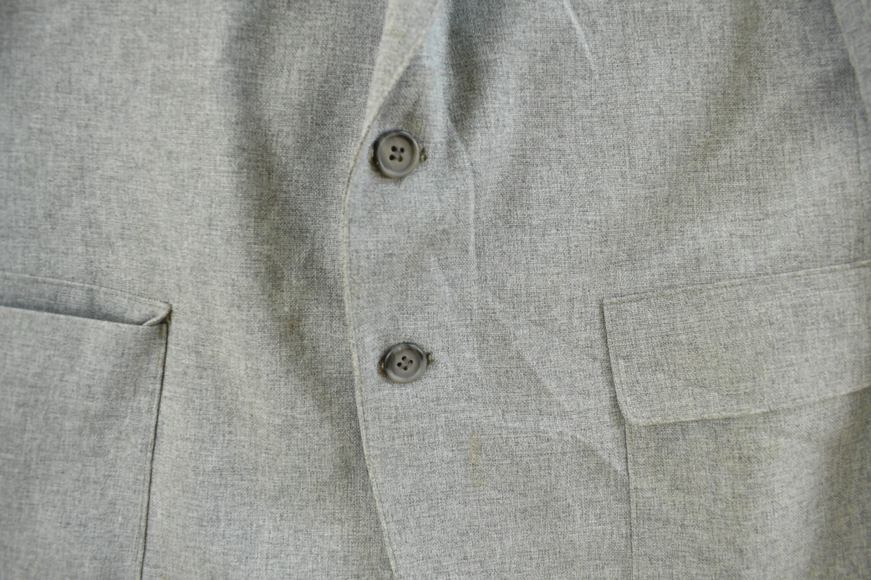 Vintage 1970s Levi's Action Suit Button Up Blazer Jacket Men's Medium - Image 4