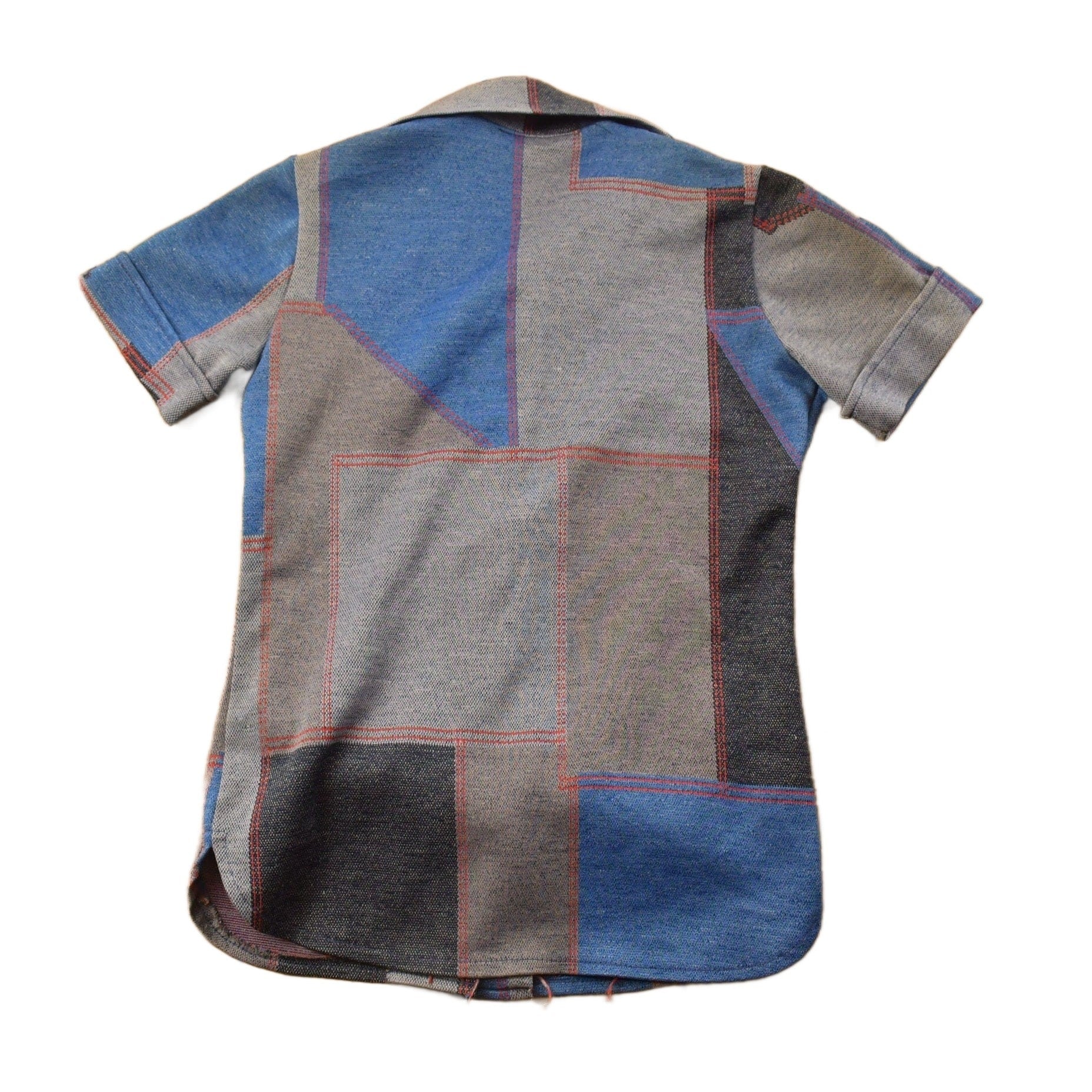 Vintage 1970s Mar-Lek Patterned Button Up Shirt Men's XS - Image 2