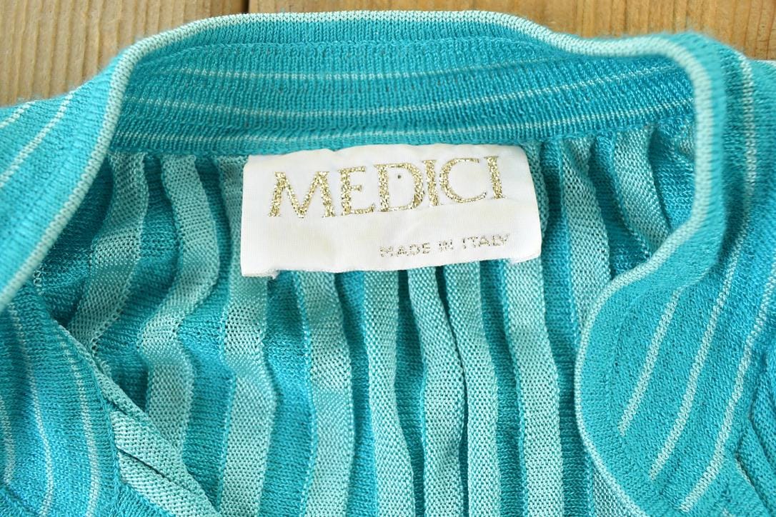 Vintage 1970s Medici Fancy Button Up Shirt Men's Small - Image 3