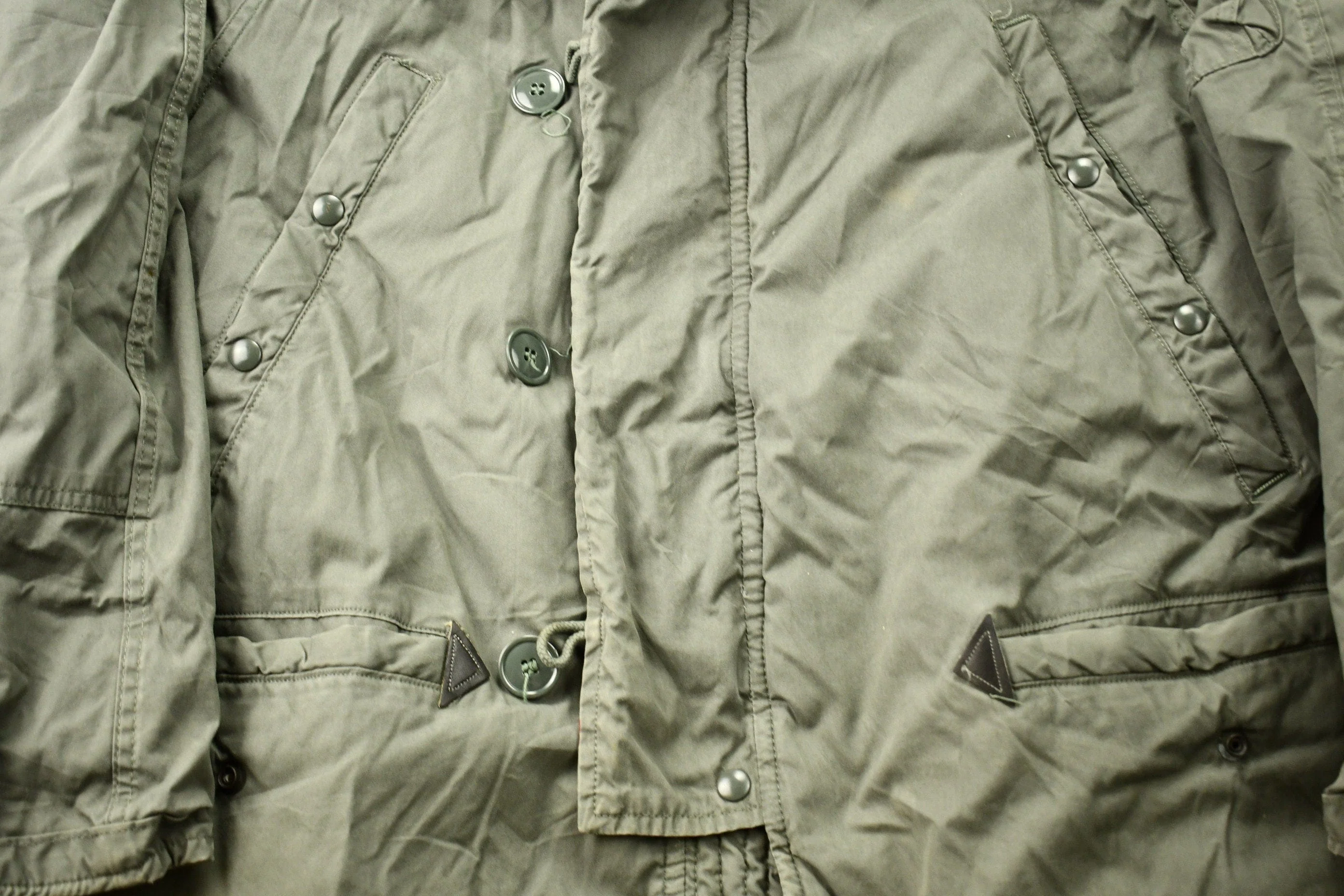Vintage 1970s Military Fur Parka Men's Large - Image 3