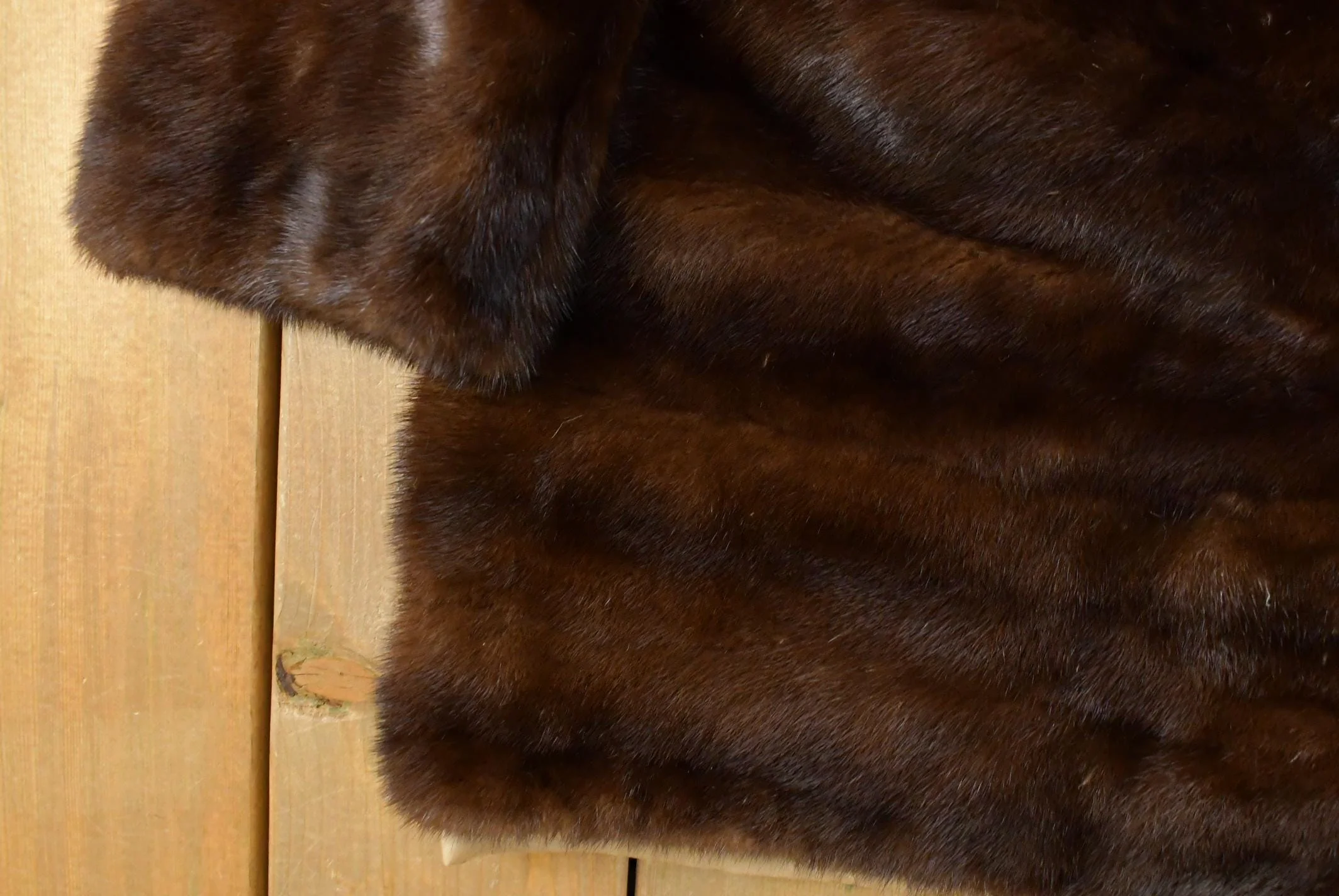 Vintage 1970s Mink Fur Coat Adult Large Men's Large - Image 3