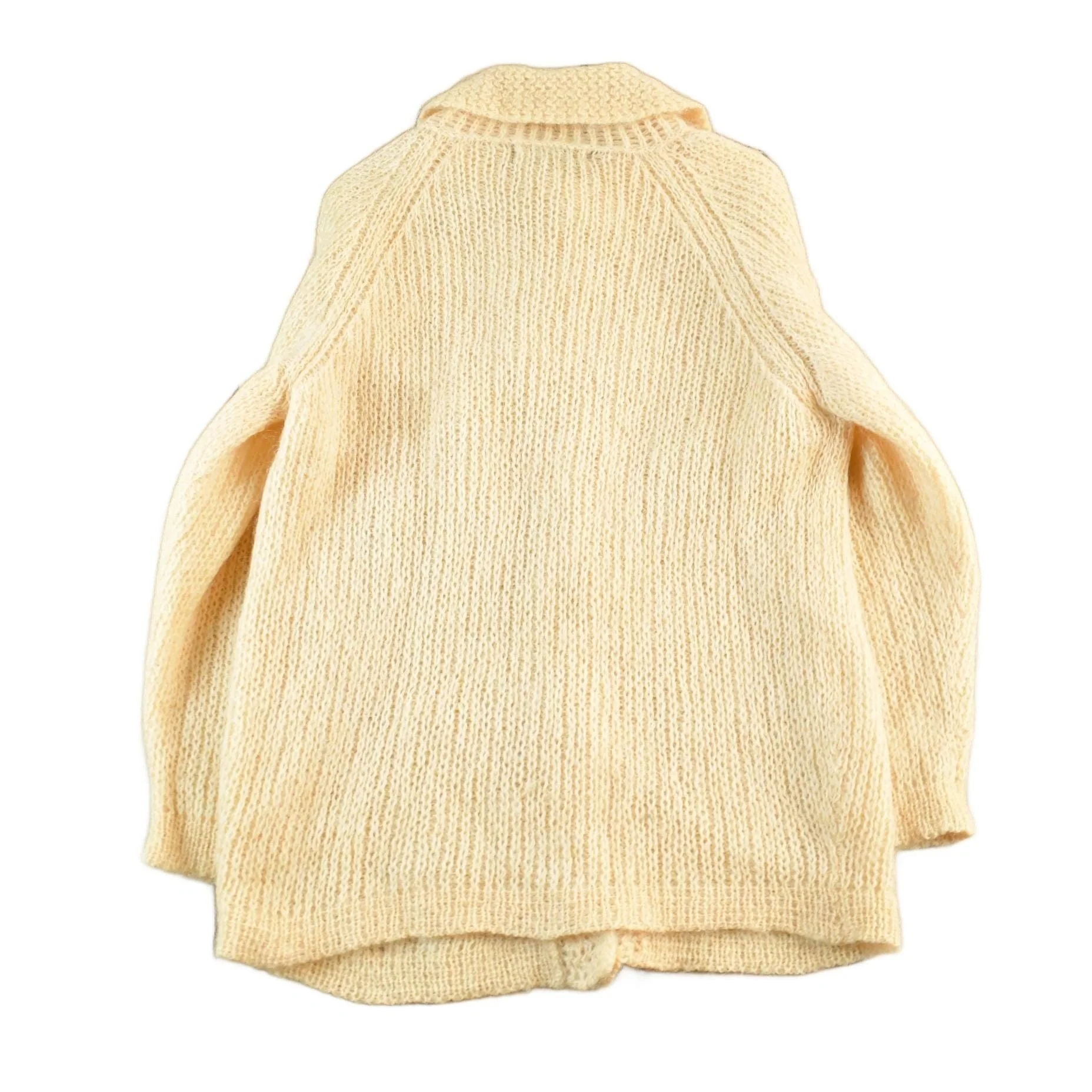 Vintage 1970s Mohair Wool Knit Cardigan Sweater Women's Small - Image 2