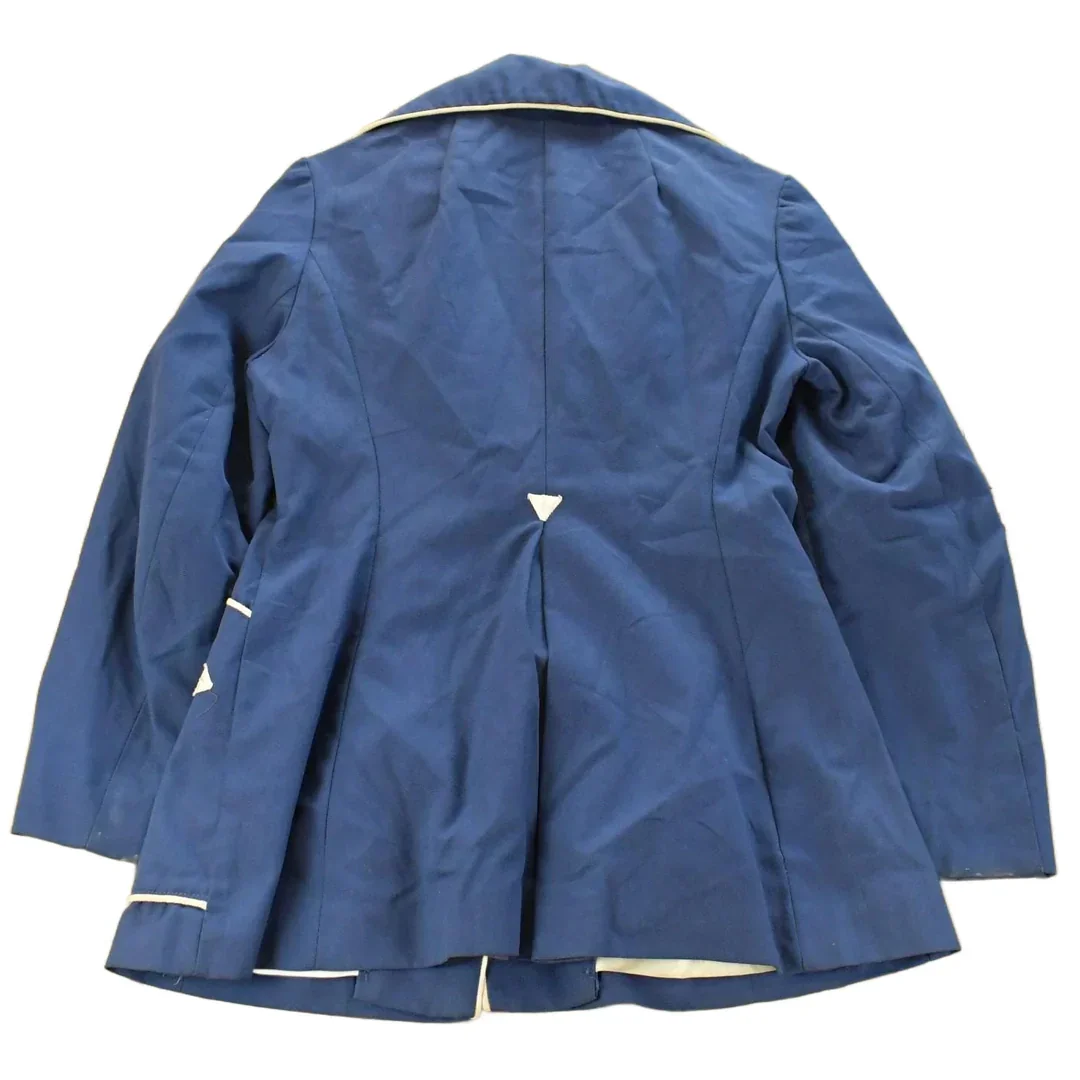 Vintage 1970s Navy Blue Blazer Jacket Women's Small - Image 2