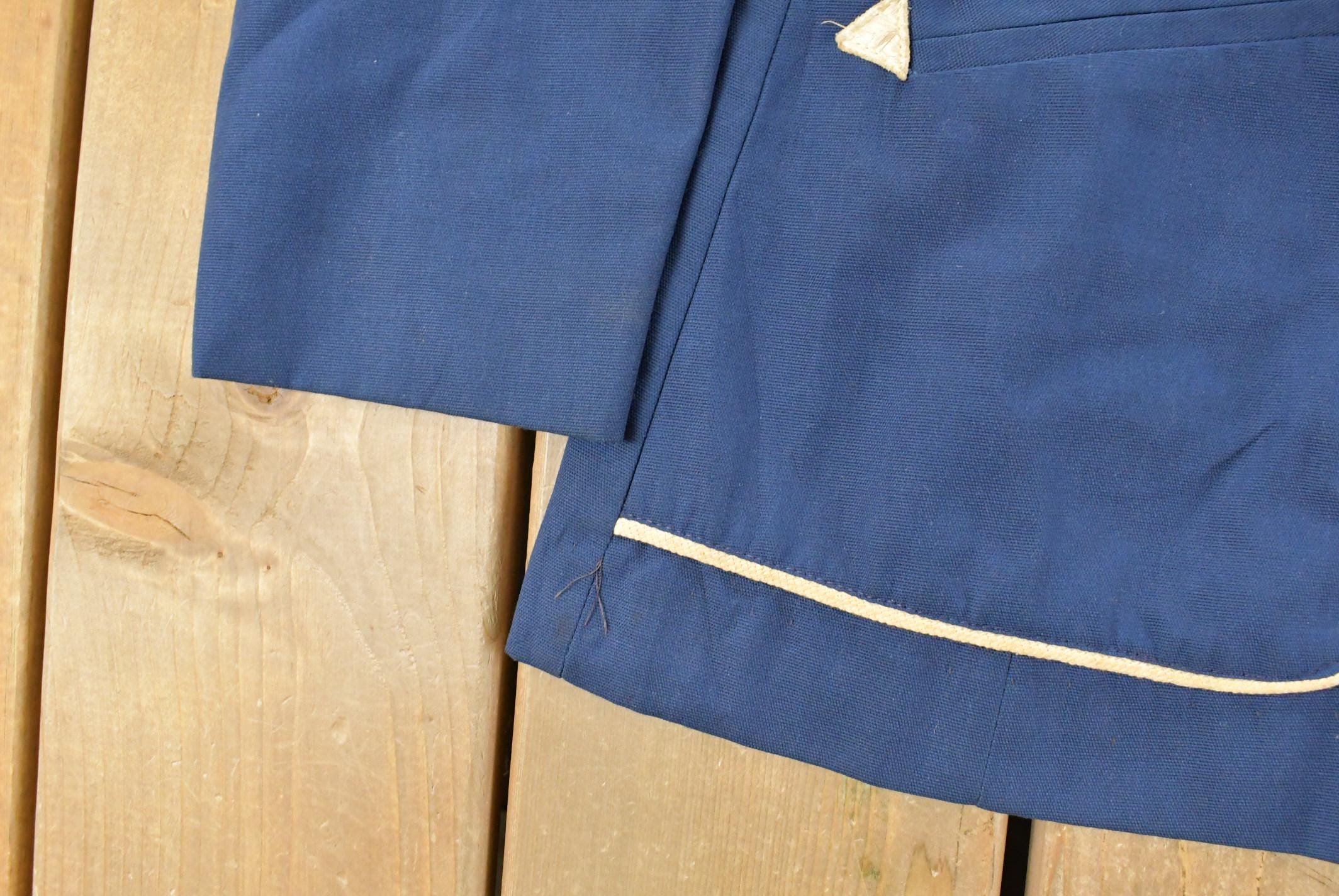 Vintage 1970s Navy Blue Blazer Jacket Women's Small - Image 4
