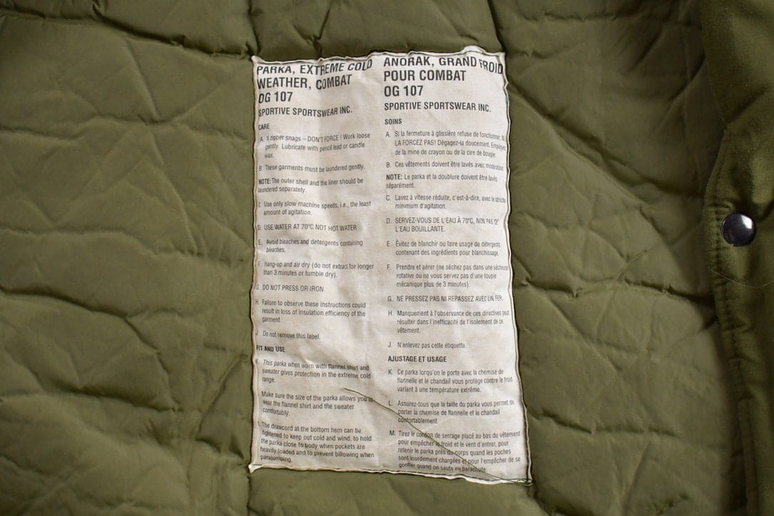 Vintage 1970s OG 107 Extreme Cold Parka Custom Jacket Men's Large - Image 4