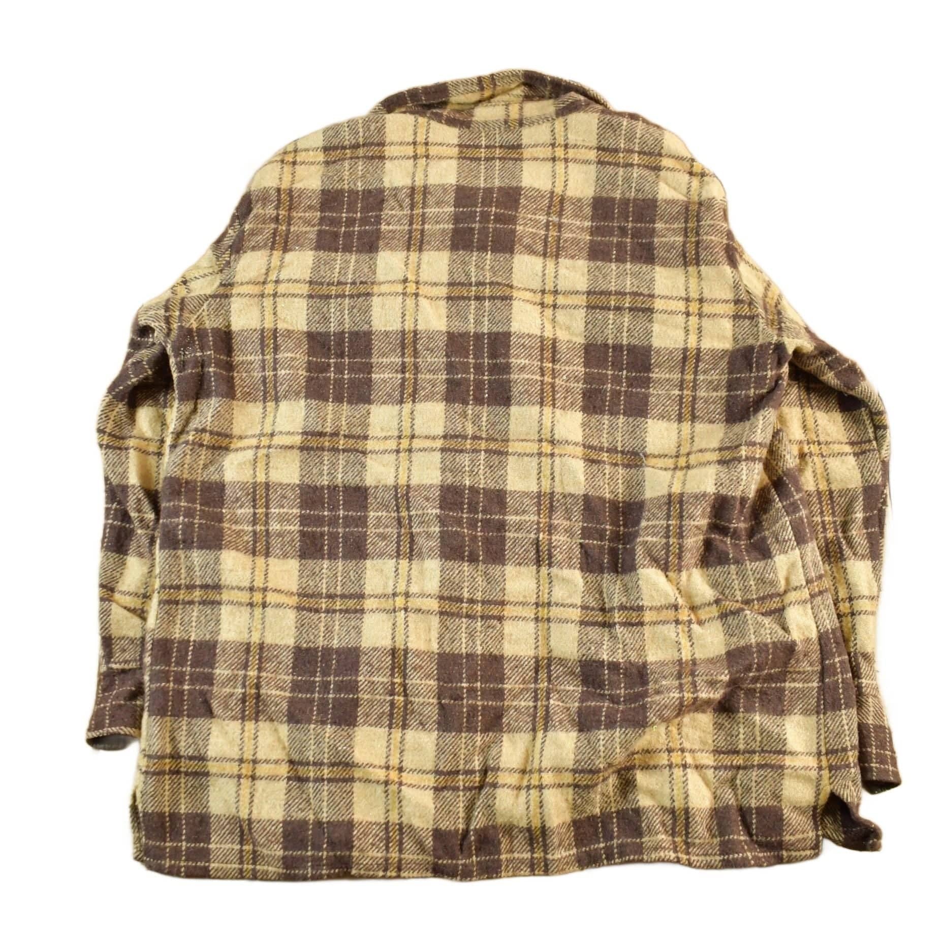 Vintage 1970s Pariani Wool Button Up Shirt Jacket Men's Large - Image 2